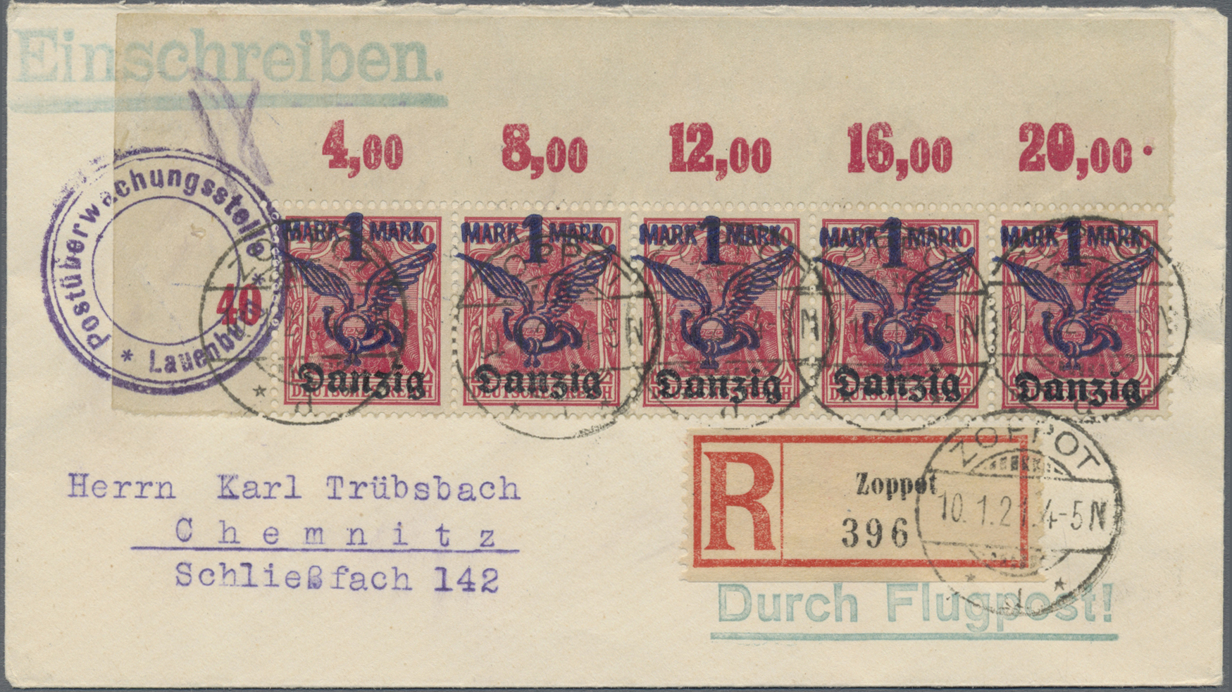Lot 05842 - danzig - Auktionshaus Christoph Gärtner GmbH & Co. KG 58th AUCTION - Day 2 Lot 05842 - danzig - Auktionshaus Christoph Gärtner GmbH & Co. KG 58th AUCTION - Day 2
