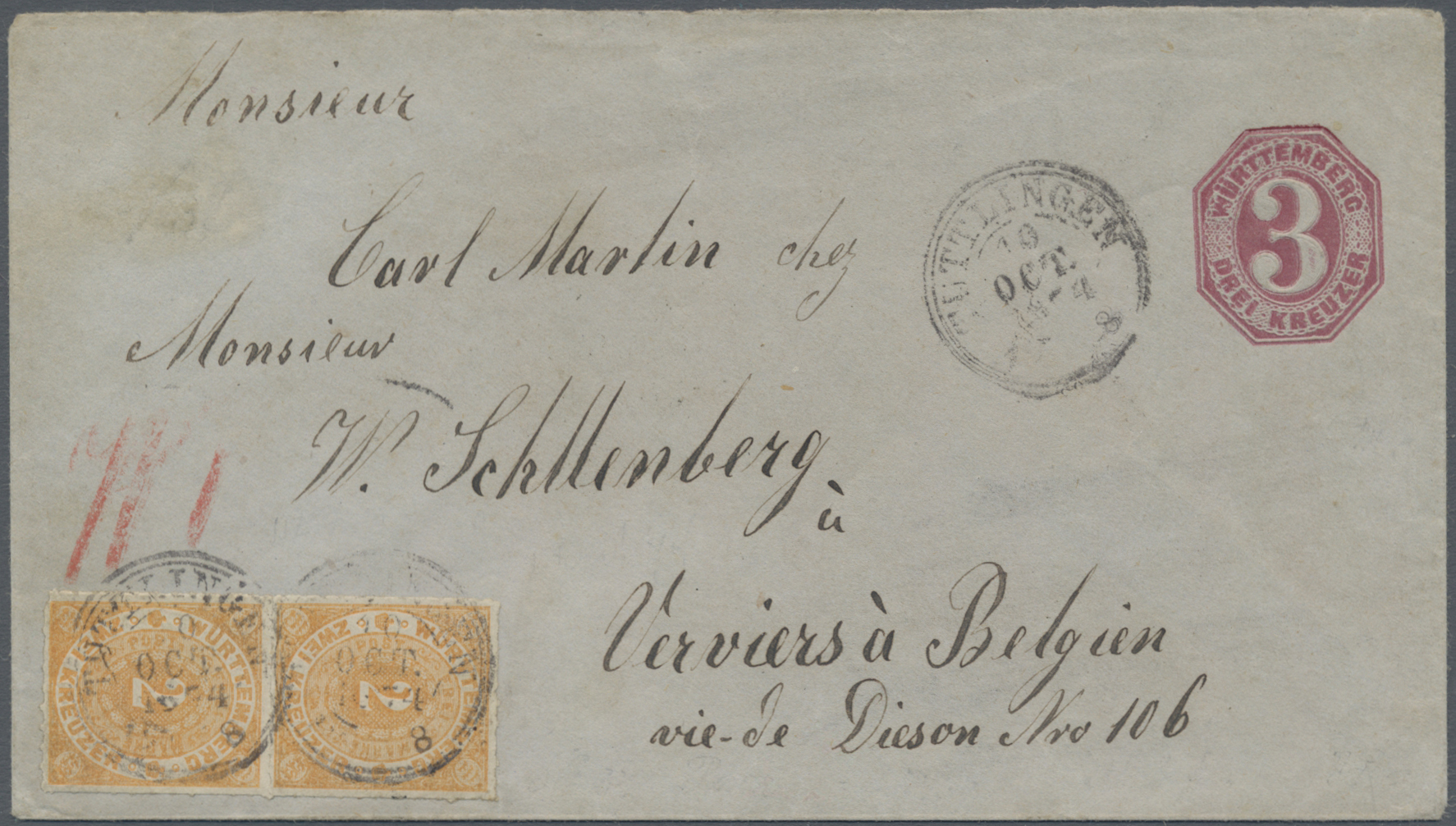 Lot 04724 - württemberg - ganzsachen  -  Auktionshaus Christoph Gärtner GmbH & Co. KG 56th AUCTION - Day 3
