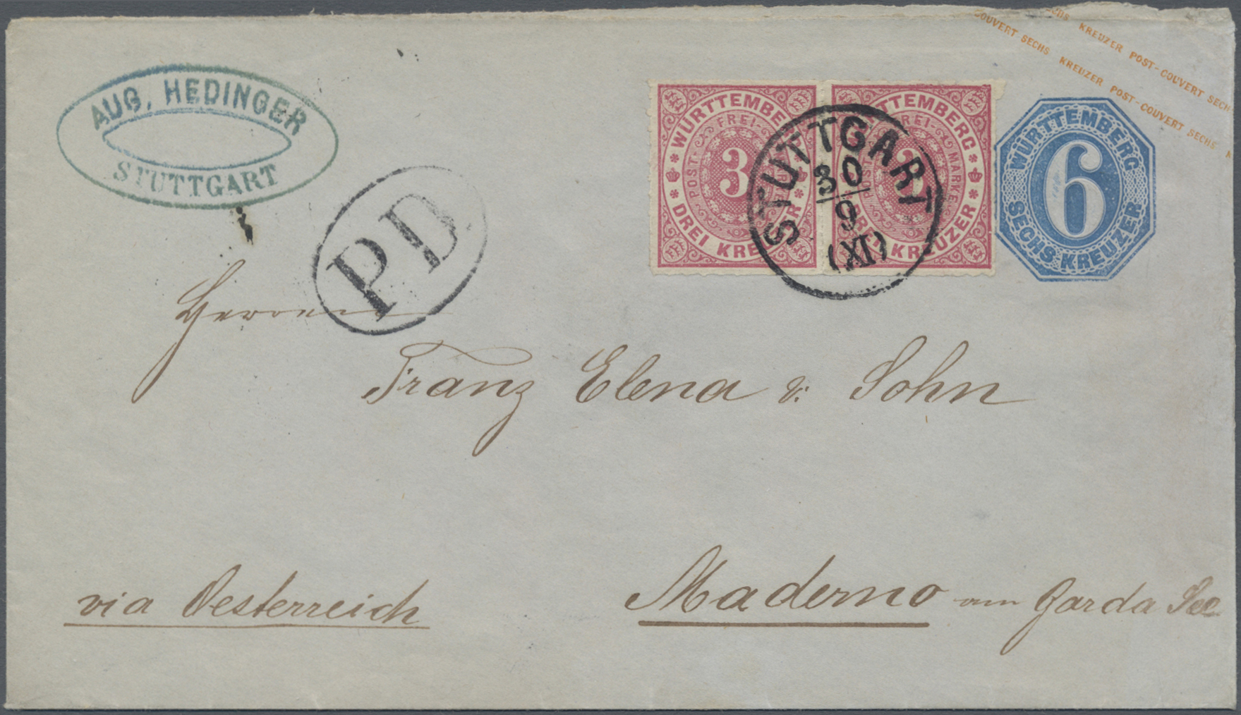 Lot 04719 - württemberg - ganzsachen  -  Auktionshaus Christoph Gärtner GmbH & Co. KG 56th AUCTION - Day 3