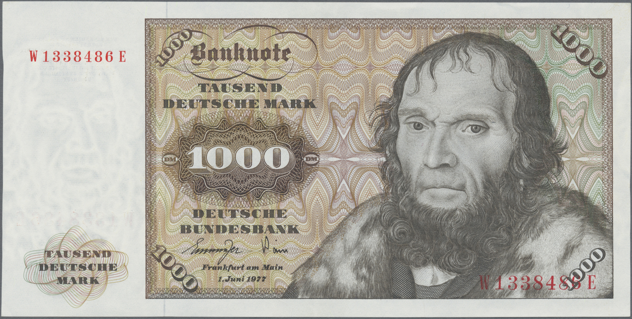 Lot 14539 - Deutschland - Bank Deutscher Länder + Bundesrepublik Deutschland | Banknoten  -  Auktionshaus Christoph Gärtner GmbH & Co. KG 53rd AUCTION - Day 6 Coins/Banknotes