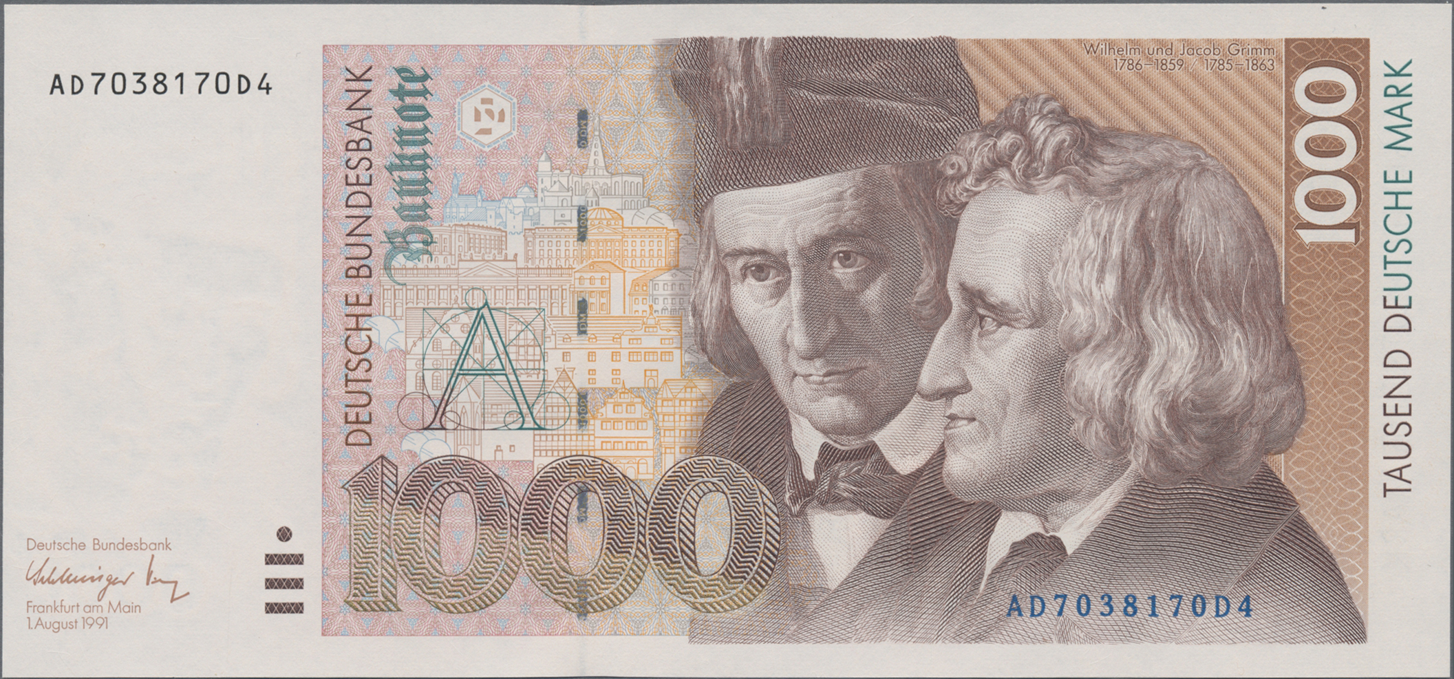 Lot 14547 - Deutschland - Bank Deutscher Länder + Bundesrepublik Deutschland | Banknoten  -  Auktionshaus Christoph Gärtner GmbH & Co. KG 53rd AUCTION - Day 6 Coins/Banknotes