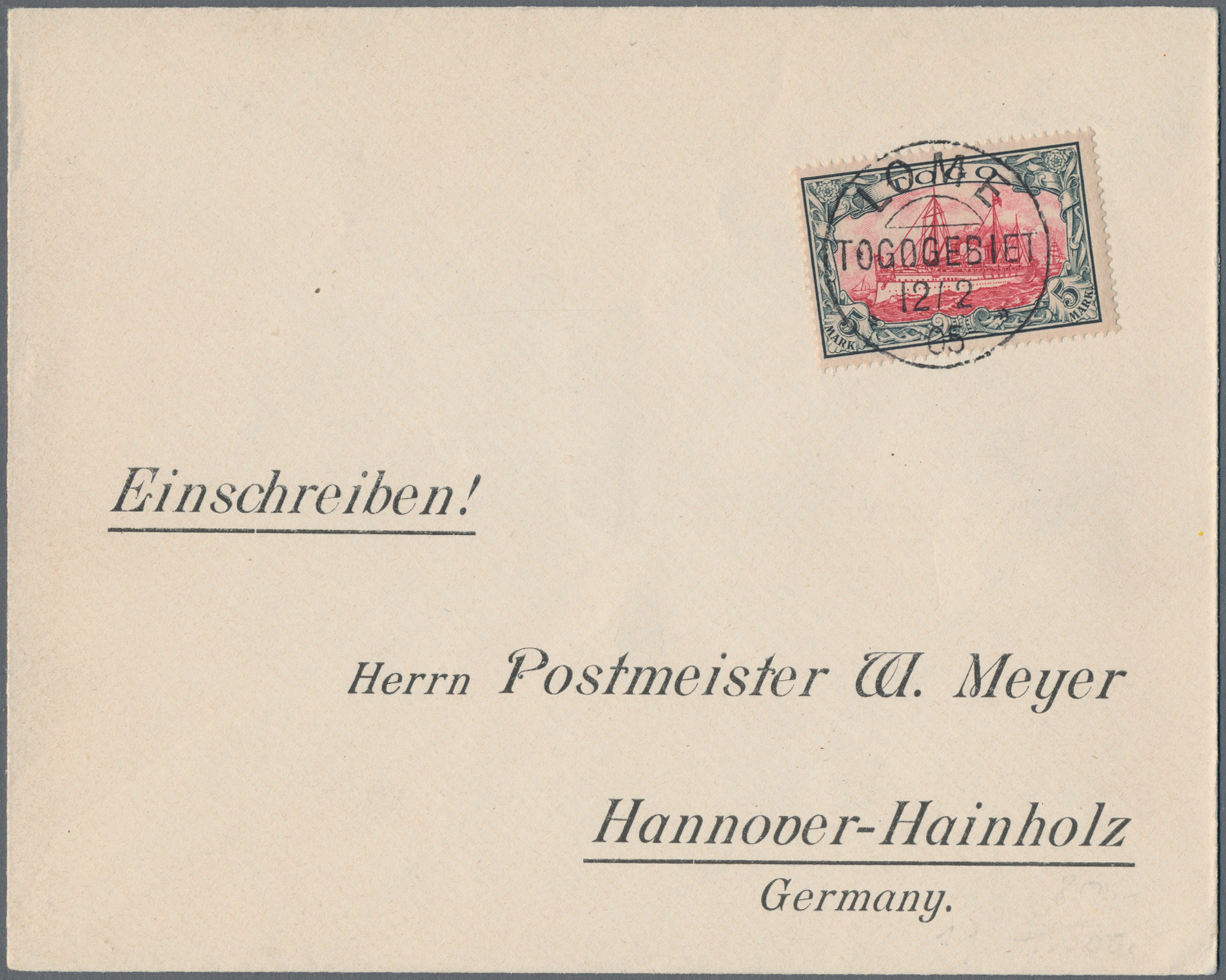 Lot 14403 - Deutsche Auslandspostämter + Kolonien  -  Auktionshaus Christoph Gärtner GmbH & Co. KG 58th AUCTION - Day 5