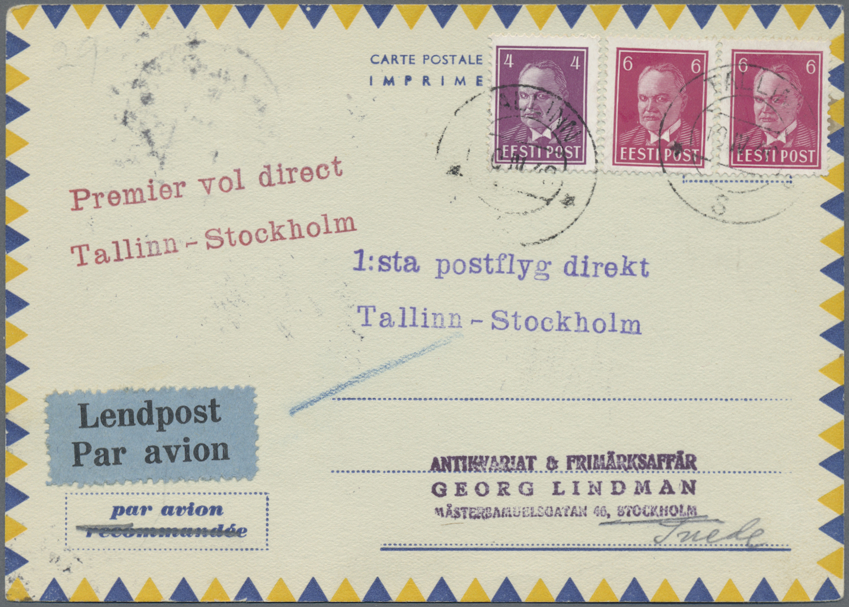 Lot 03116 - flugpost europa - Auktionshaus Christoph Gärtner GmbH & Co. KG 57th AUCTION - Day 2 Lot 03116 - flugpost europa - Auktionshaus Christoph Gärtner GmbH & Co. KG 57th AUCTION - Day 2