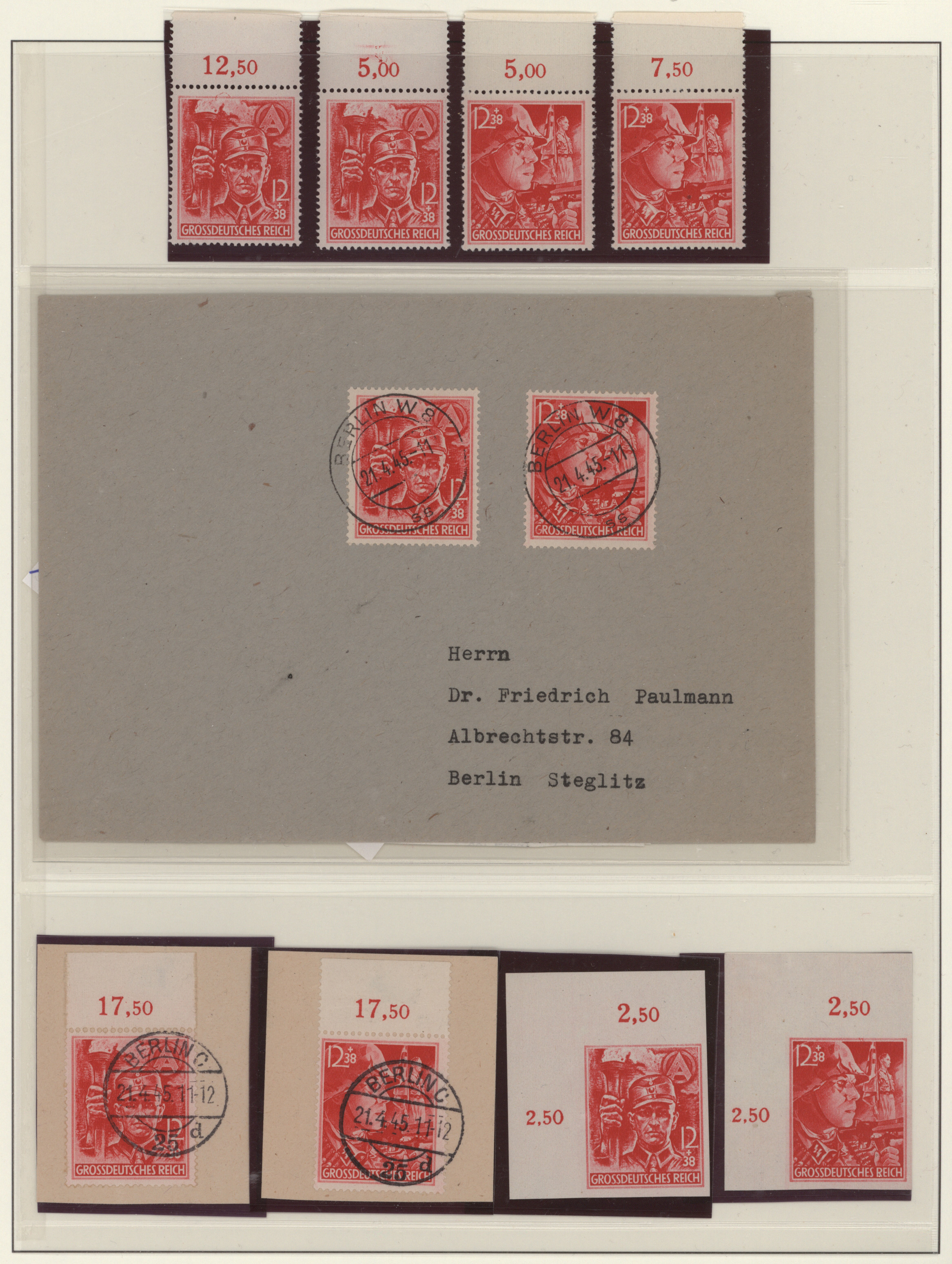 Lot 14205 - Deutsches Reich - 3. Reich  -  Auktionshaus Christoph Gärtner GmbH & Co. KG 58th AUCTION - Day 5