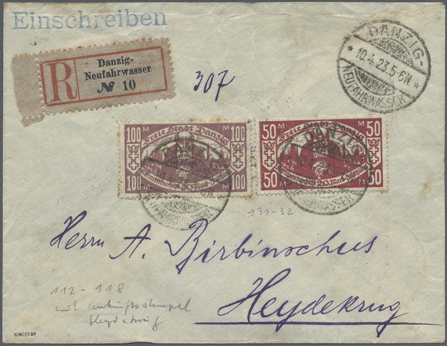 Lot 14546 - danzig  -  Auktionshaus Christoph Gärtner GmbH & Co. KG 58th AUCTION - Day 5