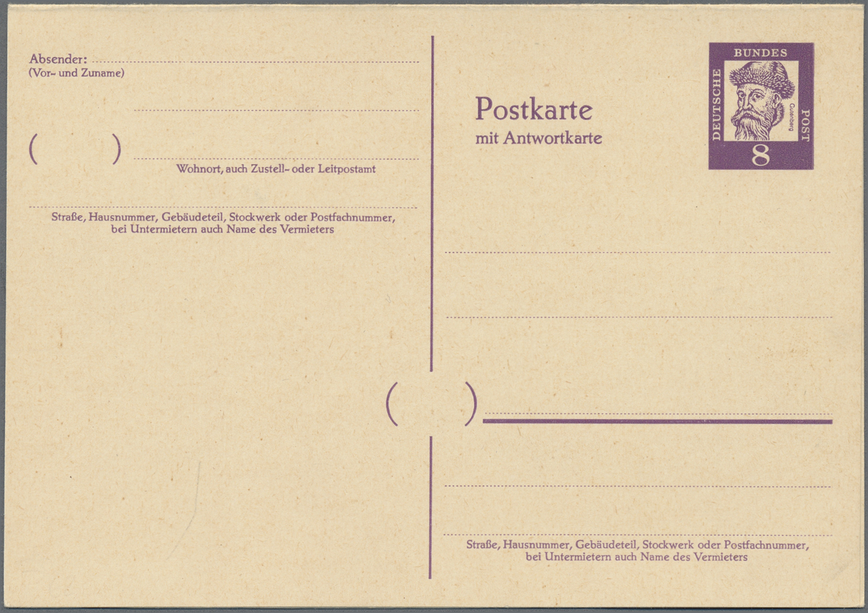 Lot 06756 - Bundesrepublik - Ganzsachen - Auktionshaus Christoph Gärtner GmbH & Co. KG 58th AUCTION - Day 2 Lot 06756 - Bundesrepublik - Ganzsachen - Auktionshaus Christoph Gärtner GmbH & Co. KG 58th AUCTION - Day 2