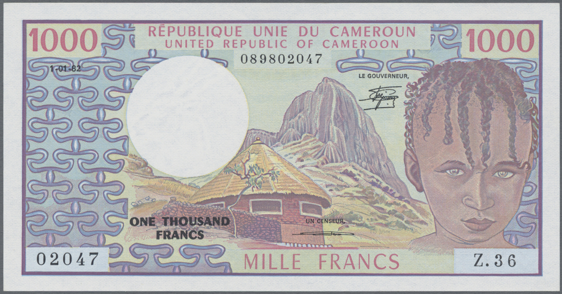 Lot 00246 - Cameroon / Kamerun | Banknoten  -  Auktionshaus Christoph Gärtner GmbH & Co. KG 56th AUCTION - Day 1