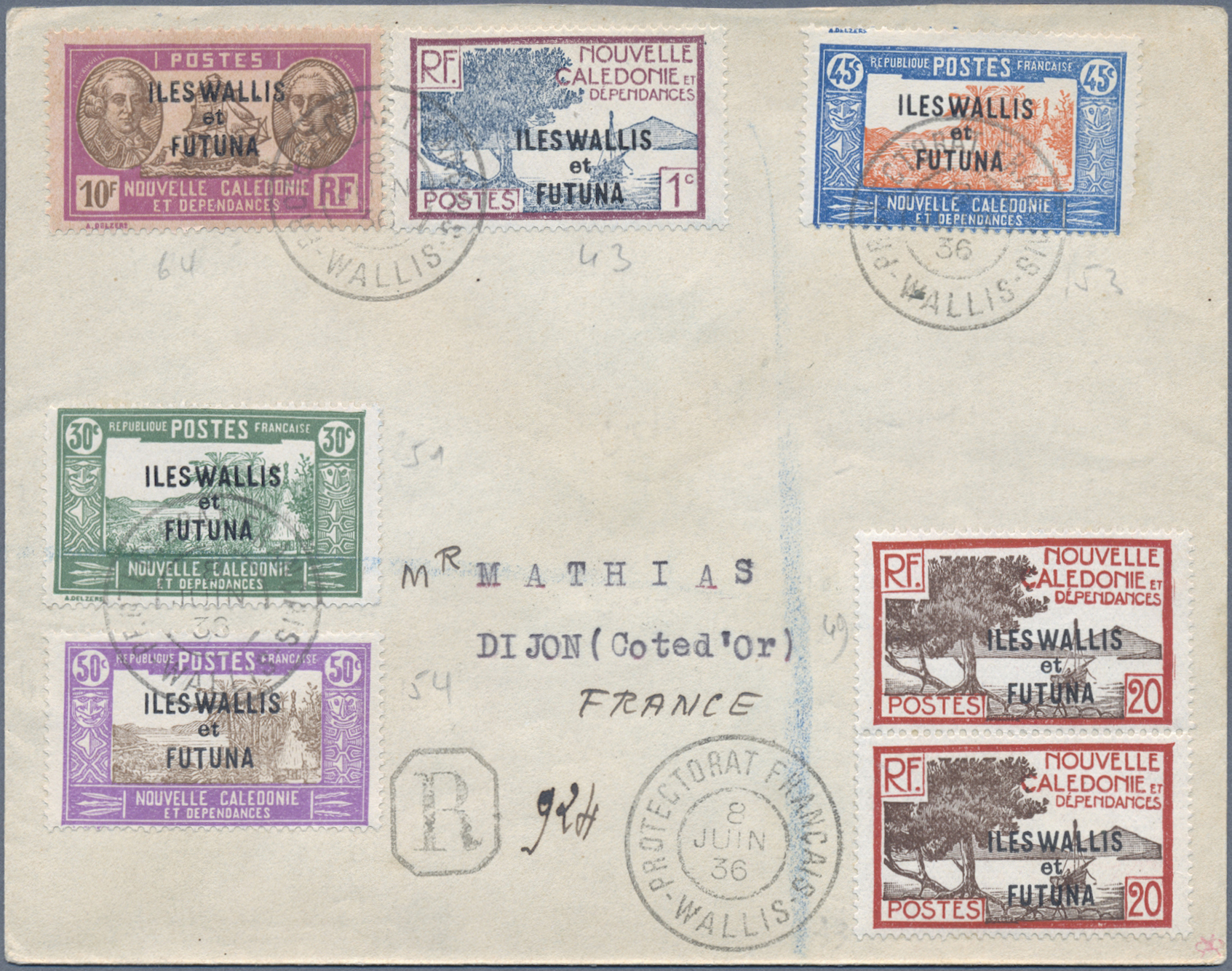 Lot 03095 - wallis- und futuna-inseln  -  Auktionshaus Christoph Gärtner GmbH & Co. KG 57th AUCTION - Day 2
