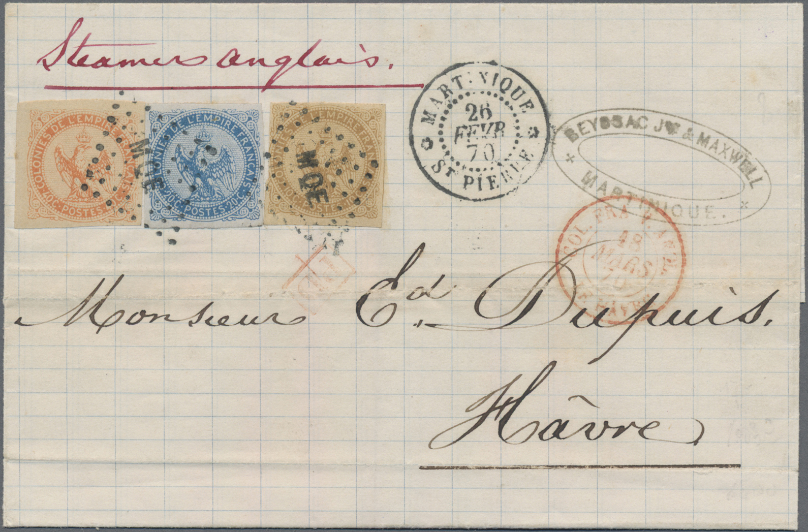 Lot 152 - Franz√∂sische Kolonien - Allgemeine Ausgabe  -   Auction #211