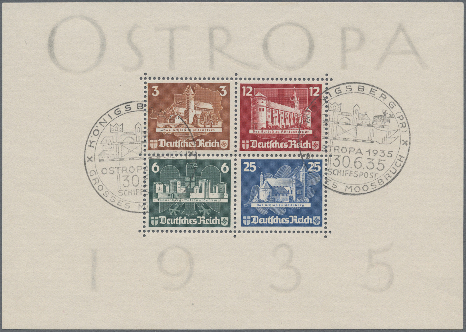 Lot 05225 - Deutsches Reich - 3. Reich - Auktionshaus Christoph Gärtner GmbH & Co. KG 57th AUCTION - Day 3 Lot 05225 - Deutsches Reich - 3. Reich - Auktionshaus Christoph Gärtner GmbH & Co. KG 57th AUCTION - Day 3