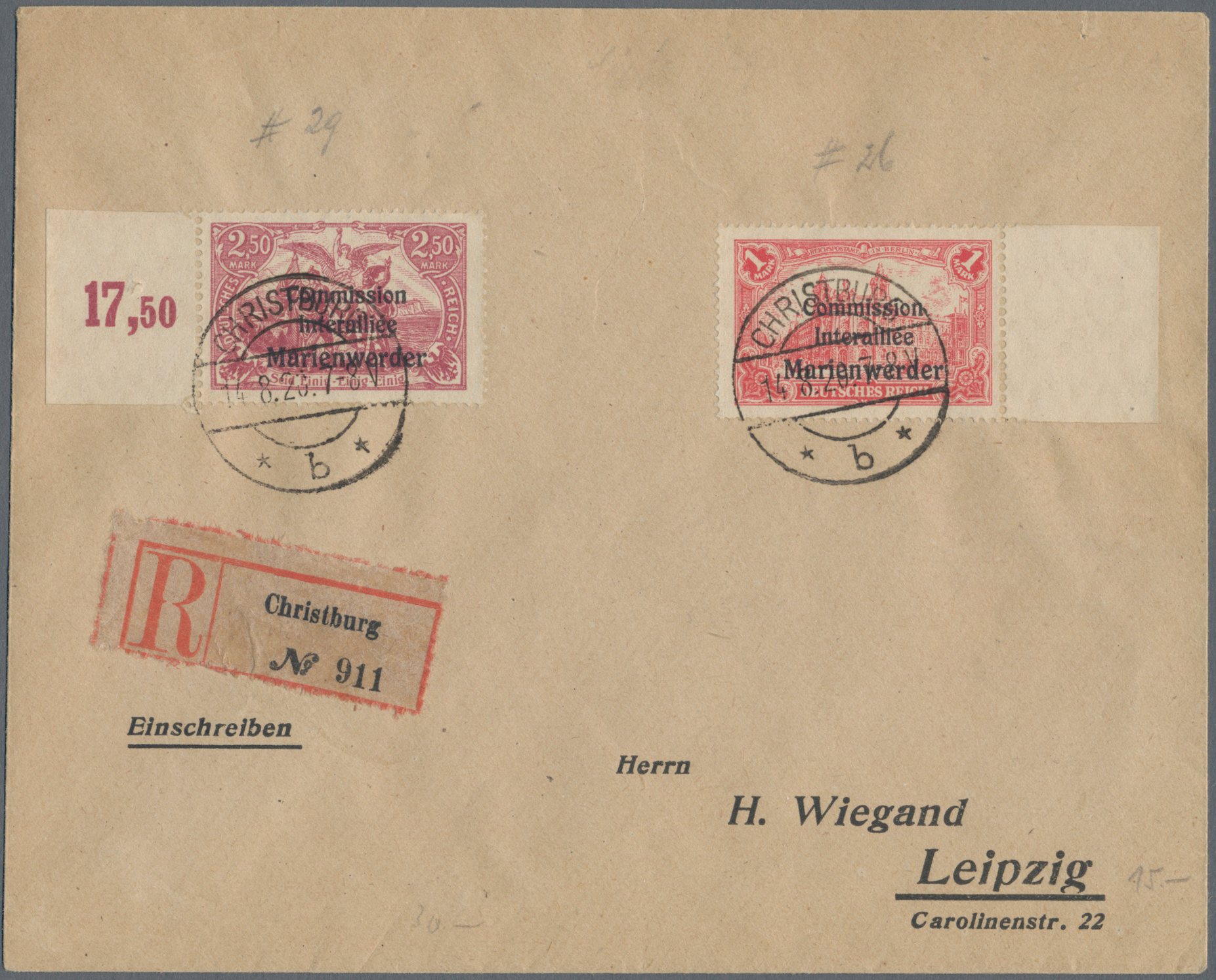Lot 13551 - deutschland - nebengebiete  -  Auktionshaus Christoph Gärtner GmbH & Co. KG 58th AUCTION - Day 5
