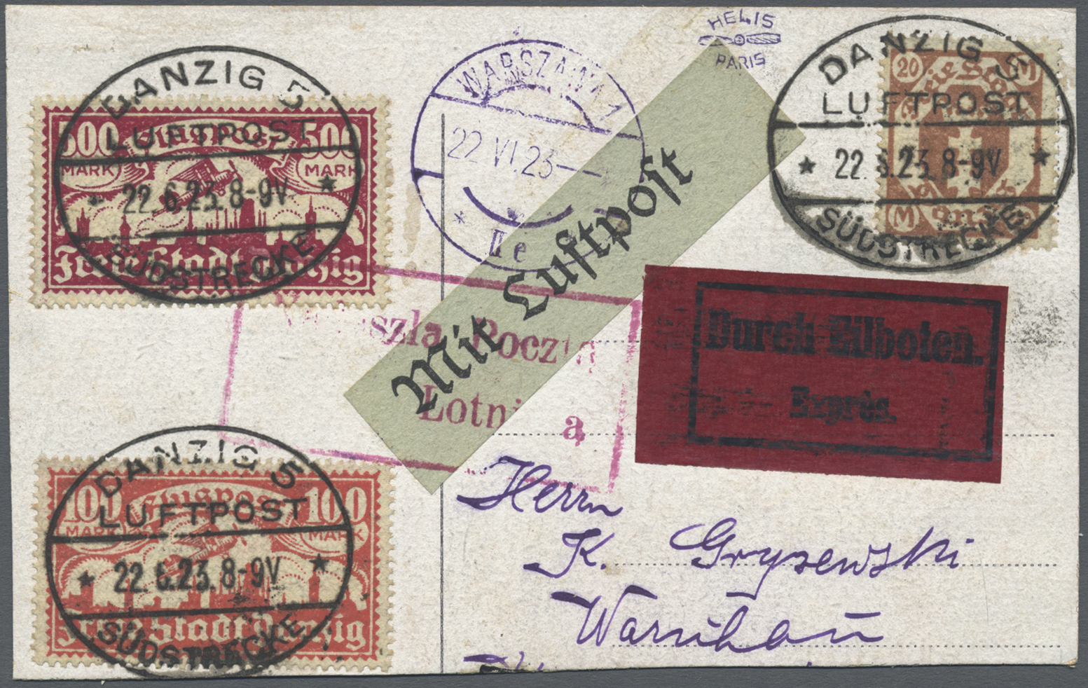 Lot 14534 - danzig  -  Auktionshaus Christoph Gärtner GmbH & Co. KG 58th AUCTION - Day 5