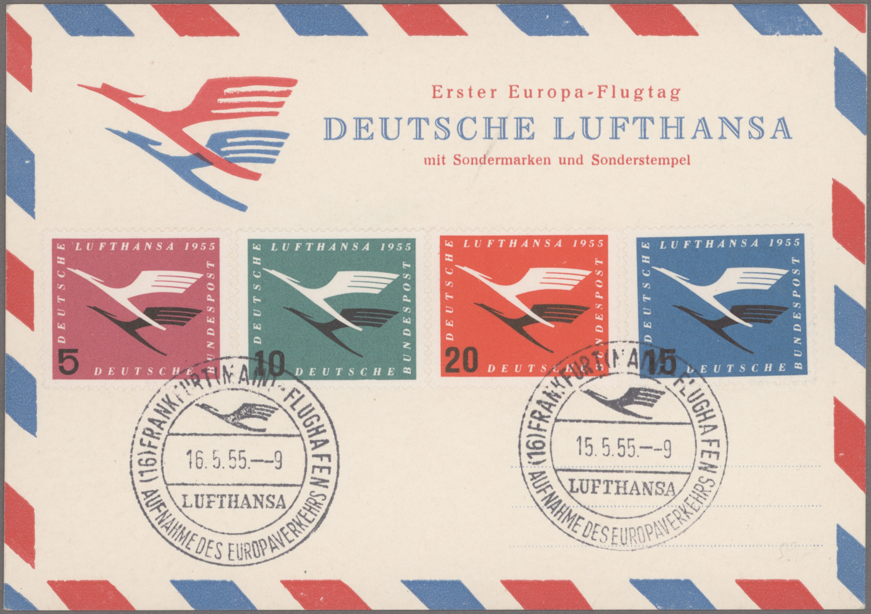 Lot 08017 - flugpost deutschland  -  Auktionshaus Christoph Gärtner GmbH & Co. KG 56th AUCTION - Day 4