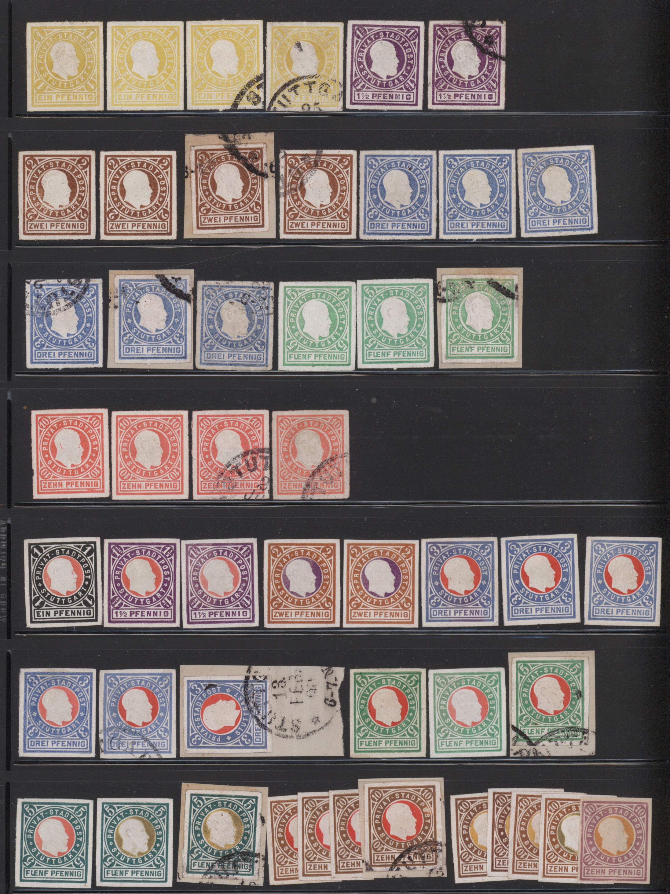 Lot 10789 - Deutsches Reich - Privatpost (Stadtpost) - Auktionshaus Christoph Gärtner GmbH & Co. KG 57th AUCTION - Day 5 Lot 10789 - Deutsches Reich - Privatpost (Stadtpost) - Auktionshaus Christoph Gärtner GmbH & Co. KG 57th AUCTION - Day 5