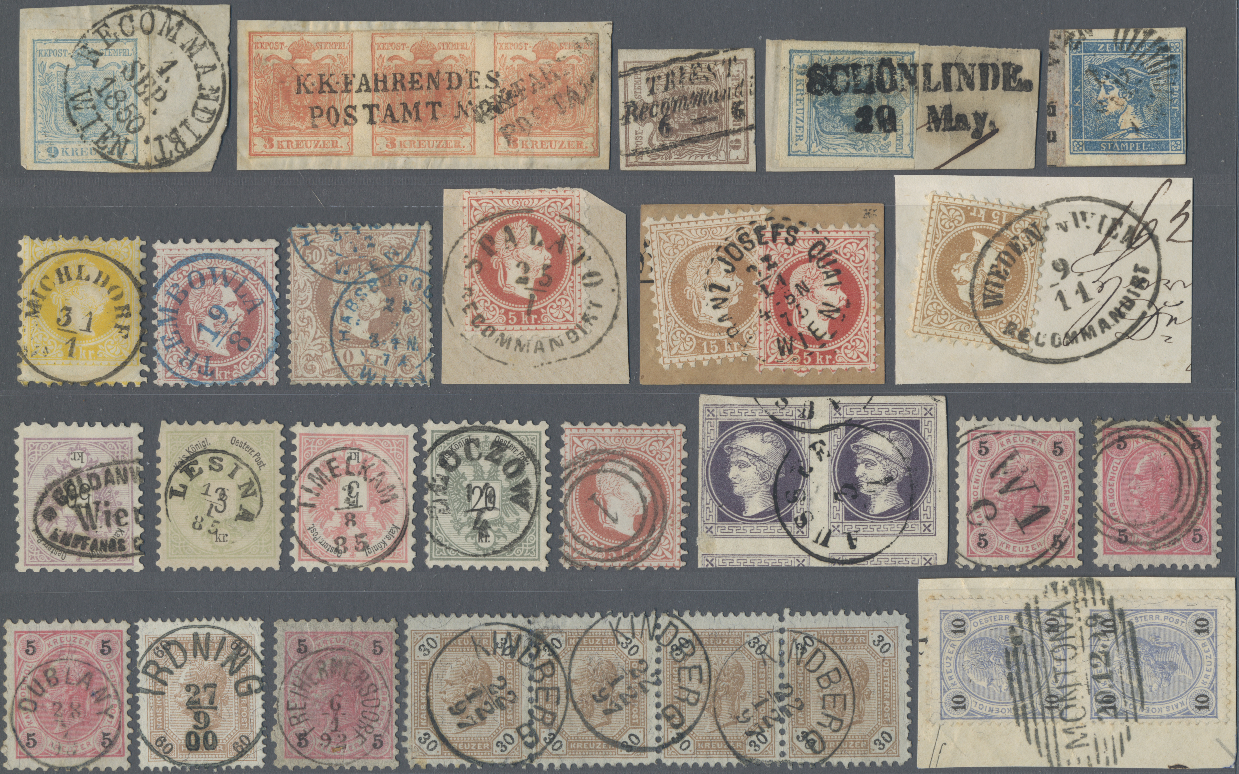 Lot 06625 - österreich  -  Auktionshaus Christoph Gärtner GmbH & Co. KG 53rd AUCTION - Day 4, Collections Overseas, Air & Shipmail, Thematics, Europe