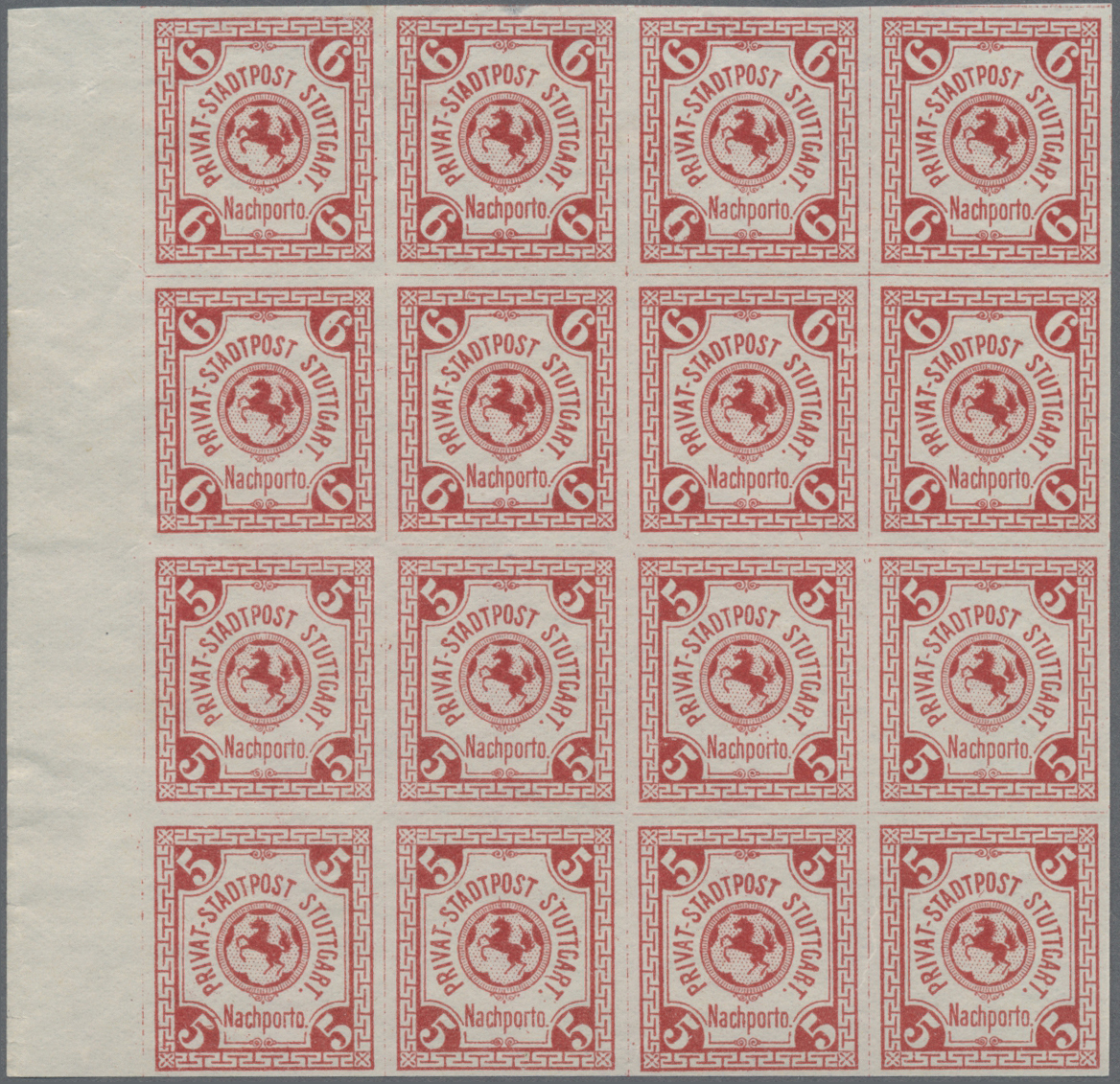 Lot 05377 - Deutsches Reich - Privatpost (Stadtpost) - Auktionshaus Christoph Gärtner GmbH & Co. KG 57th AUCTION - Day 3 Lot 05377 - Deutsches Reich - Privatpost (Stadtpost) - Auktionshaus Christoph Gärtner GmbH & Co. KG 57th AUCTION - Day 3