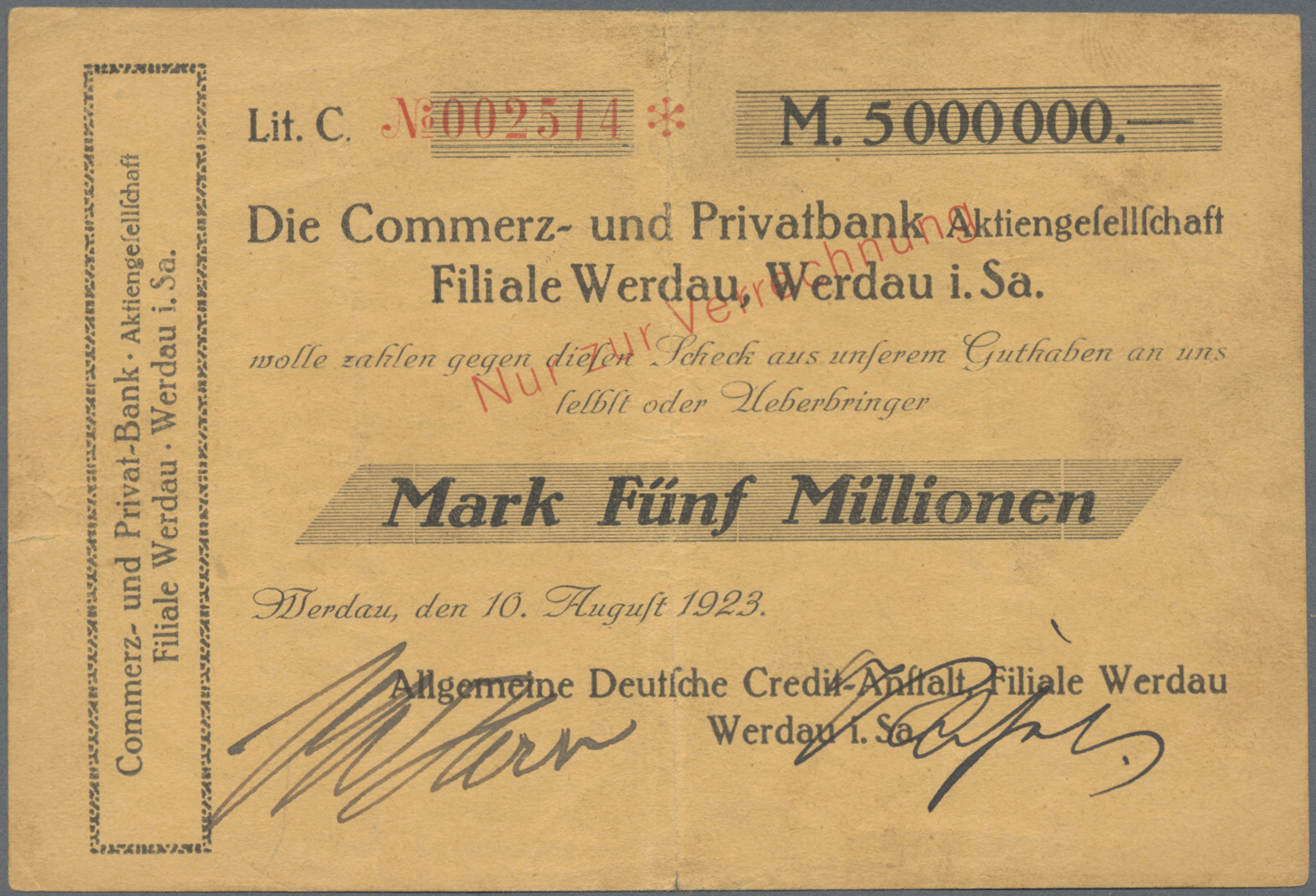 Lot 1883 - Deutschland - Notgeld - Sachsen | Banknoten - Auktionshaus Christoph Gärtner GmbH & Co. KG 58th AUCTION - Day 1 Lot 1883 - Deutschland - Notgeld - Sachsen | Banknoten - Auktionshaus Christoph Gärtner GmbH & Co. KG 58th AUCTION - Day 1