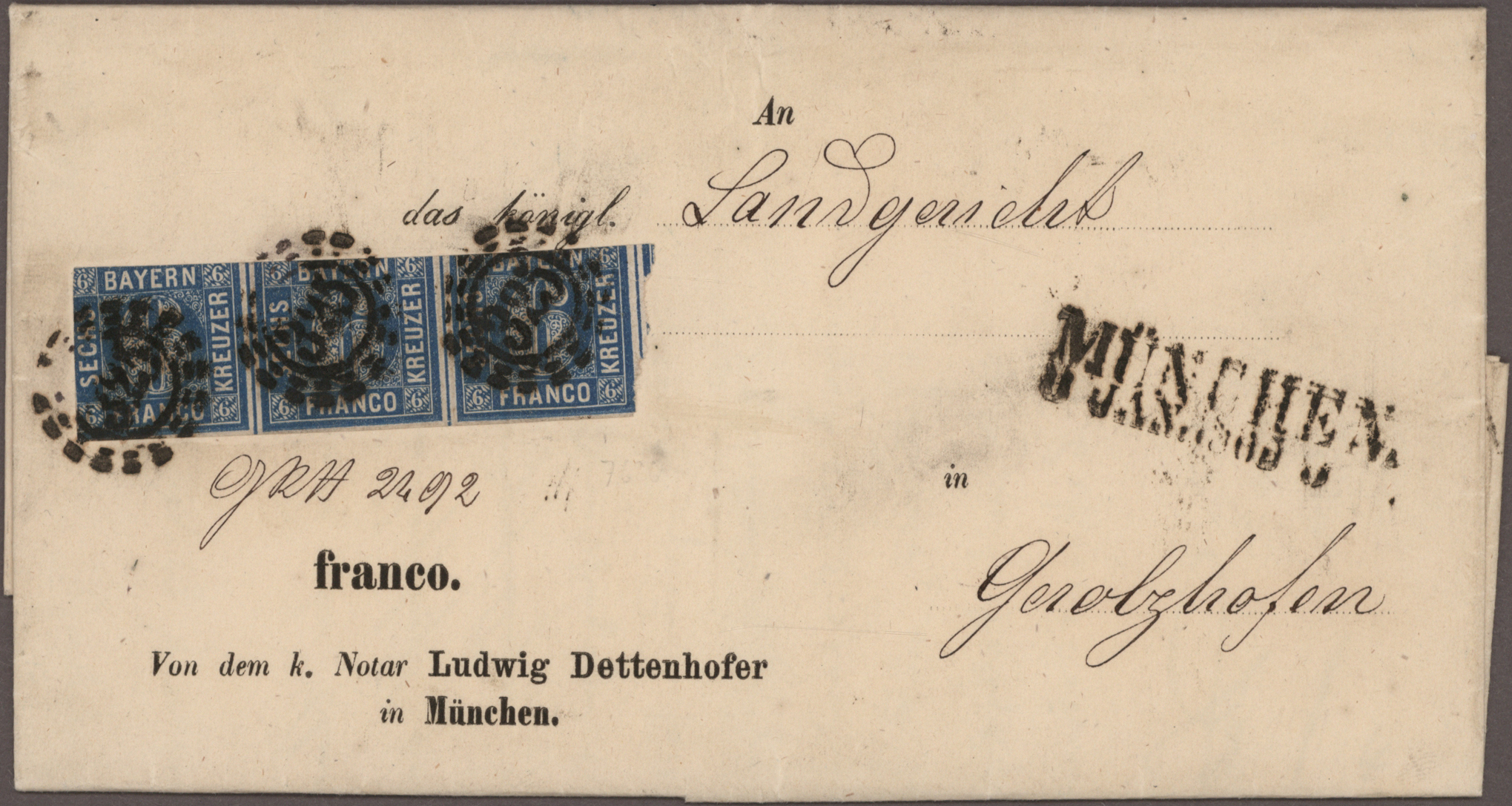 Lot 10716 - Bayern - Marken und Briefe  -  Auktionshaus Christoph Gärtner GmbH & Co. KG 54th AUCTION - Day 5