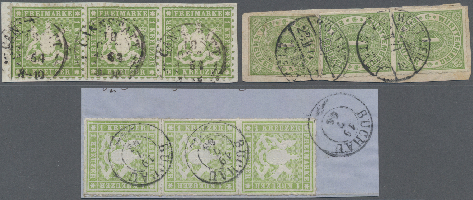 Lot 05250 - Württemberg - Marken und Briefe - Auktionshaus Christoph Gärtner GmbH & Co. KG 55th AUCTION - Day 3 Lot 05250 - Württemberg - Marken und Briefe - Auktionshaus Christoph Gärtner GmbH & Co. KG 55th AUCTION - Day 3