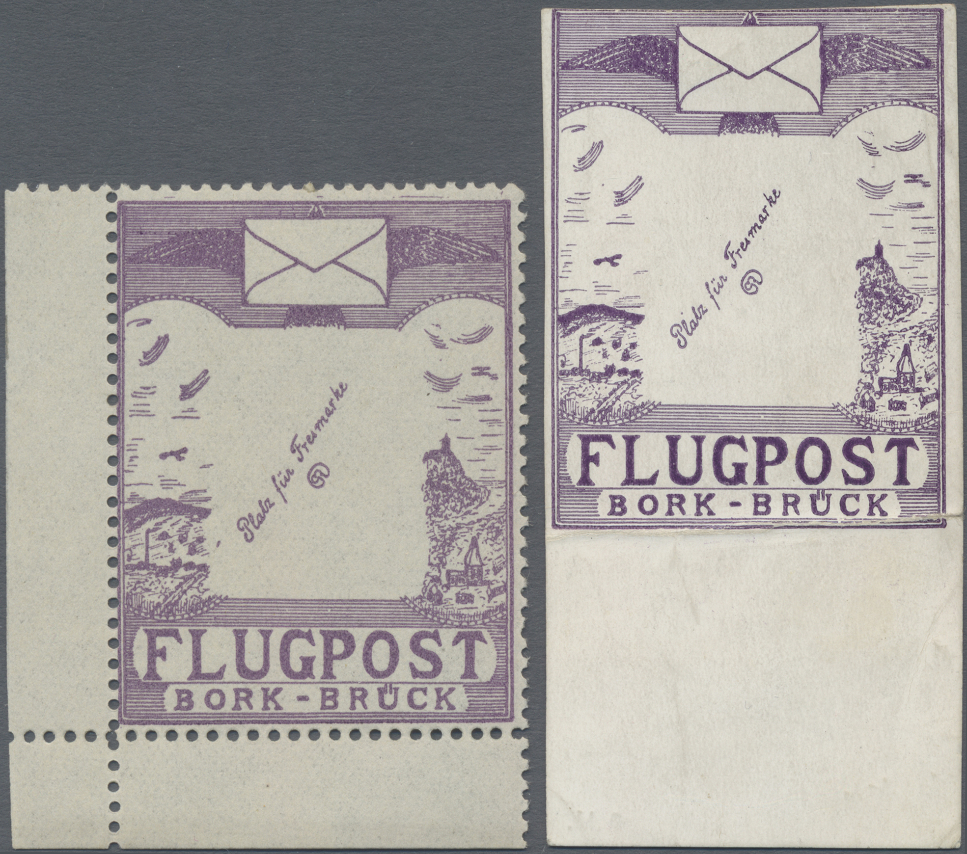Lot 05011 - Deutsches Reich - Halbamtliche Flugmarken  -  Auktionshaus Christoph Gärtner GmbH & Co. KG 56th AUCTION - Day 3