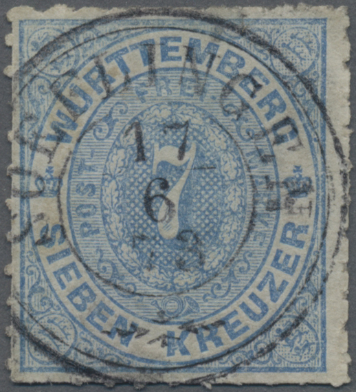 Lot 05297 - Württemberg - Dreikreisstempel  -  Auktionshaus Christoph Gärtner GmbH & Co. KG 55th AUCTION - Day 3