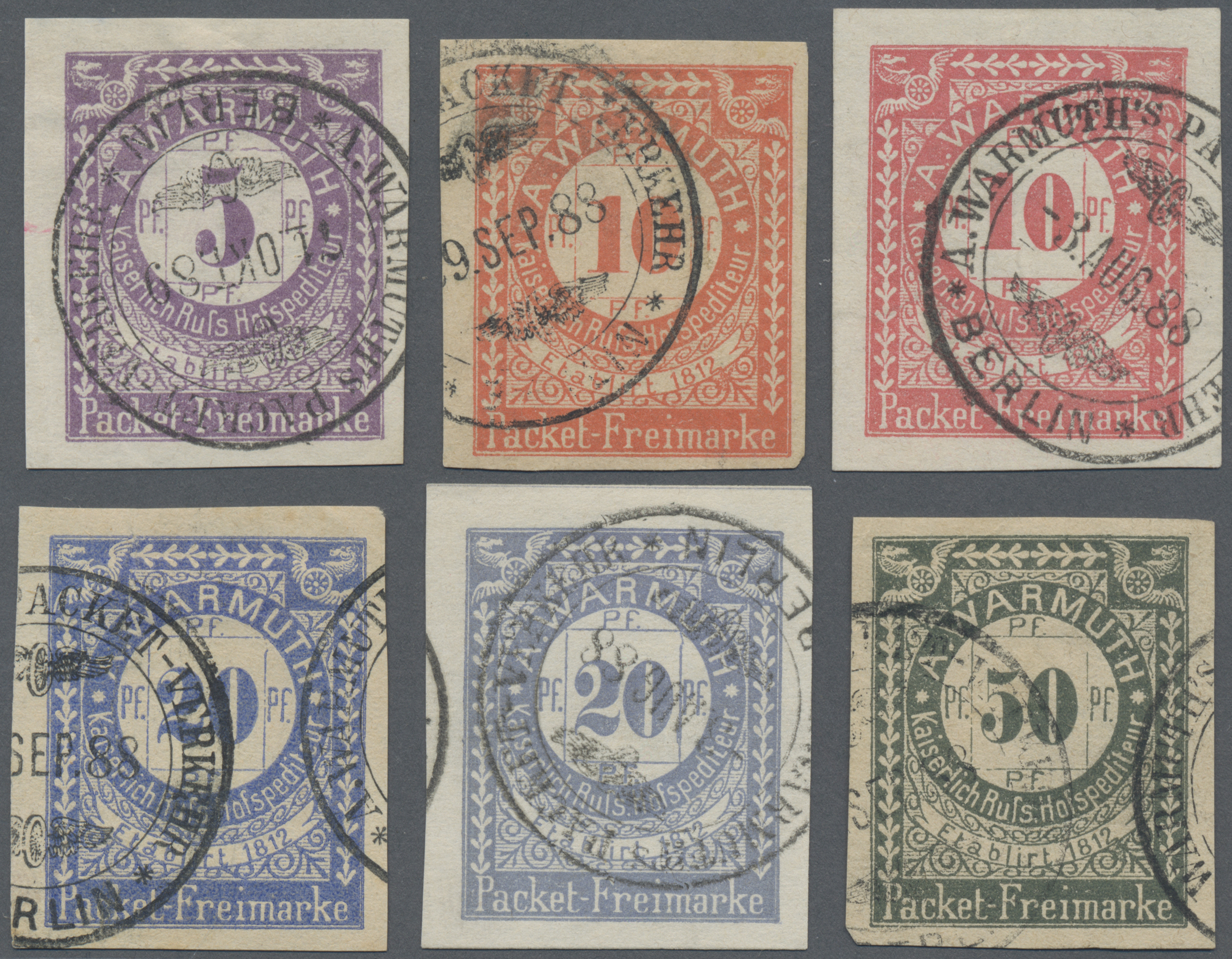 Lot 05332 - Deutsches Reich - Privatpost (Stadtpost) - Auktionshaus Christoph Gärtner GmbH & Co. KG 57th AUCTION - Day 3 Lot 05332 - Deutsches Reich - Privatpost (Stadtpost) - Auktionshaus Christoph Gärtner GmbH & Co. KG 57th AUCTION - Day 3