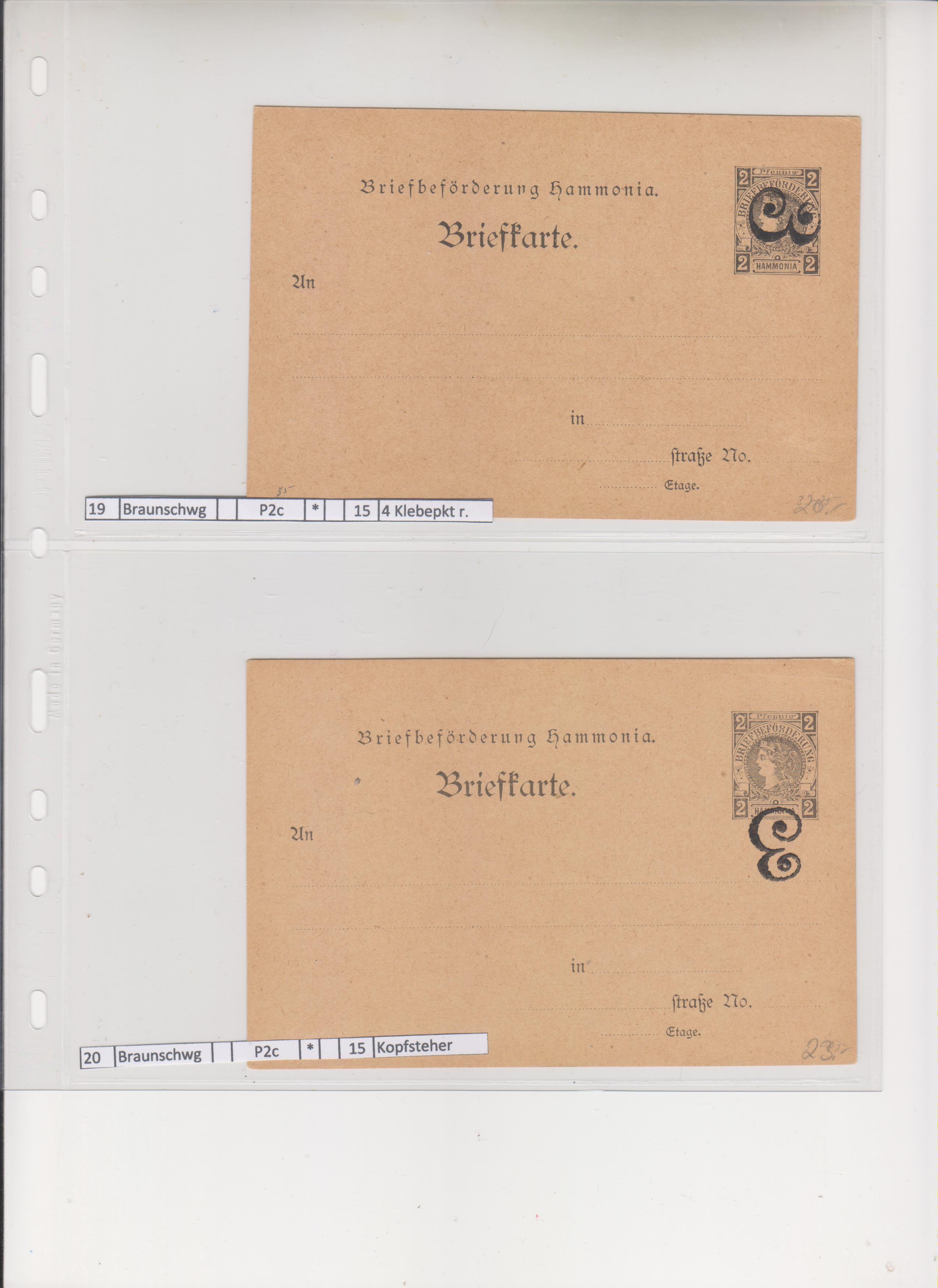 Lot 10811 - Deutsches Reich - Privatpost (Stadtpost)  -  Auktionshaus Christoph Gärtner GmbH & Co. KG 57th AUCTION - Day 5