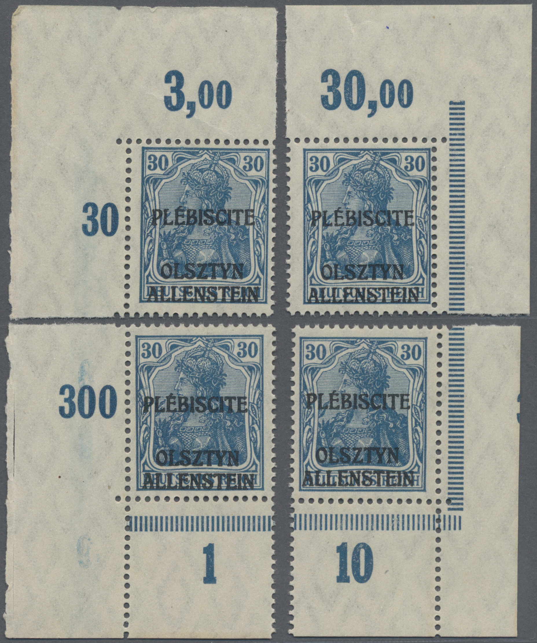 Lot 05853 - Deutsche Abstimmungsgebiete: Allenstein - Auktionshaus Christoph Gärtner GmbH & Co. KG 57th AUCTION - Day 3 Lot 05853 - Deutsche Abstimmungsgebiete: Allenstein - Auktionshaus Christoph Gärtner GmbH & Co. KG 57th AUCTION - Day 3