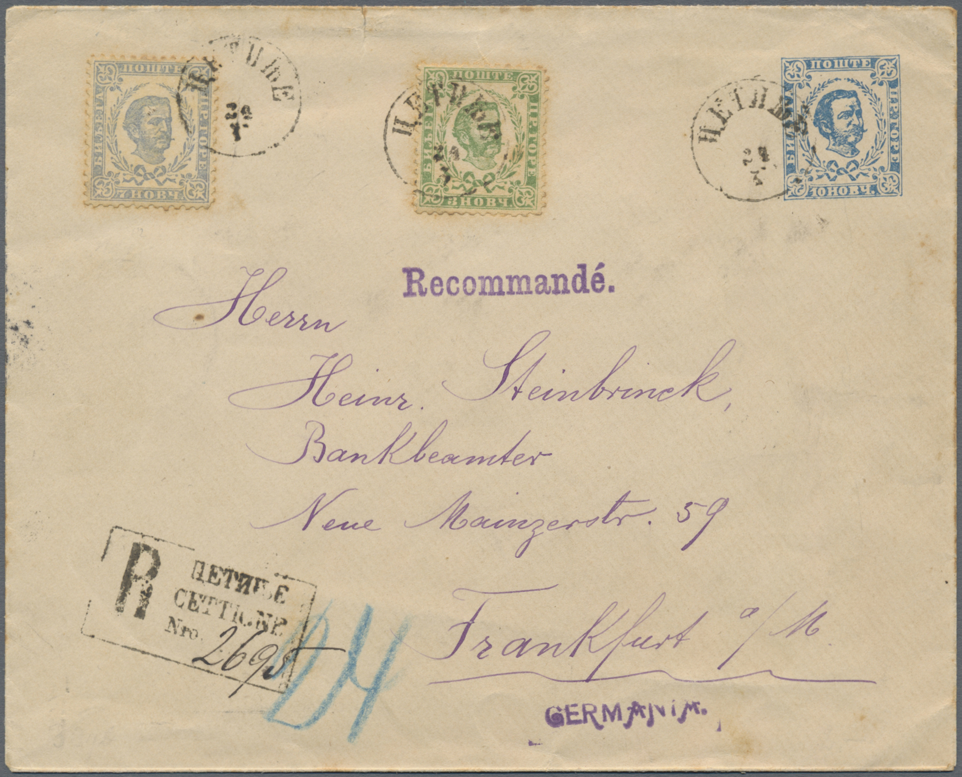 Lot 03764 - Montenegro - Ganzsachen  -  Auktionshaus Christoph Gärtner GmbH & Co. KG 57th AUCTION - Day 2