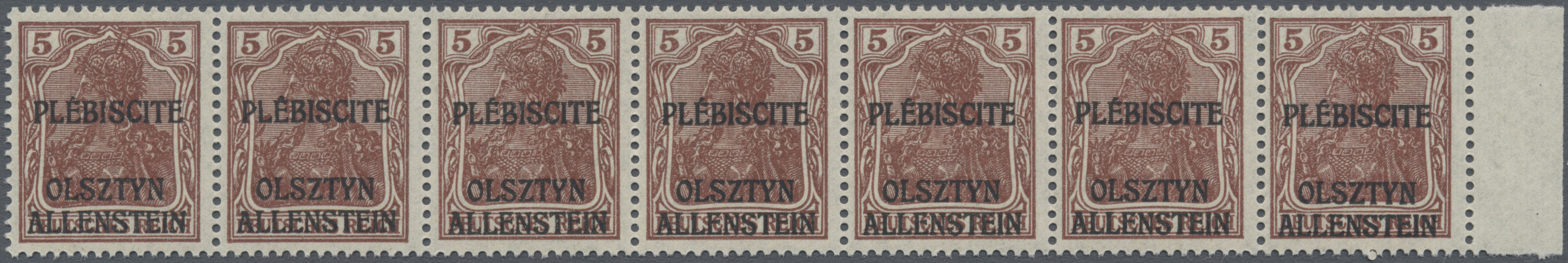 Lot 05845 - Deutsche Abstimmungsgebiete: Allenstein  -  Auktionshaus Christoph Gärtner GmbH & Co. KG 57th AUCTION - Day 3