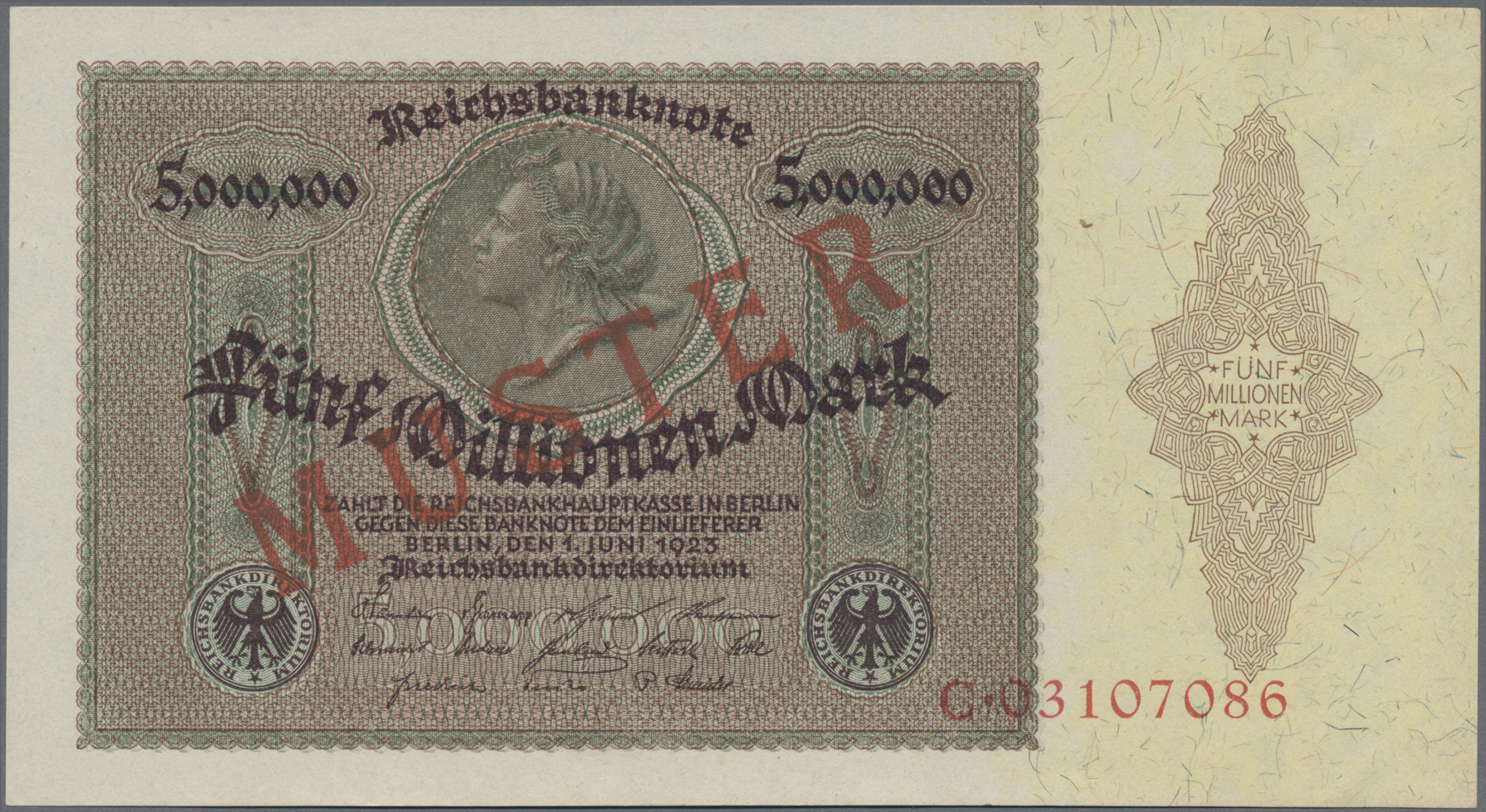 Lot 01707 - Deutschland - Deutsches Reich bis 1945 | Banknoten - Auktionshaus Christoph Gärtner GmbH & Co. KG 58th AUCTION - Day 1 Lot 01707 - Deutschland - Deutsches Reich bis 1945 | Banknoten - Auktionshaus Christoph Gärtner GmbH & Co. KG 58th AUCTION - Day 1