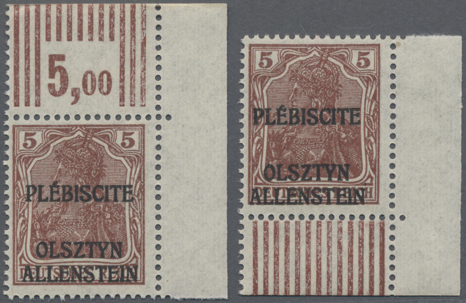 Lot 05847 - Deutsche Abstimmungsgebiete: Allenstein  -  Auktionshaus Christoph Gärtner GmbH & Co. KG 57th AUCTION - Day 3