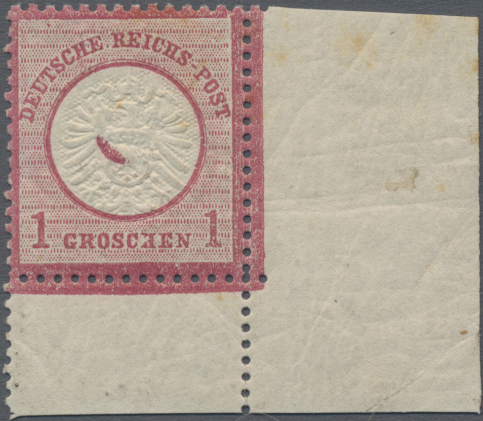 Lot 829 - Deutsches Reich - Brustschild - Auktionshaus Edgar Mohrmann & Co. Internat. Briefmarken-Auktionen GmhH Auction #211 Lot 829 - Deutsches Reich - Brustschild - Auktionshaus Edgar Mohrmann & Co. Internat. Briefmarken-Auktionen GmhH Auction #211