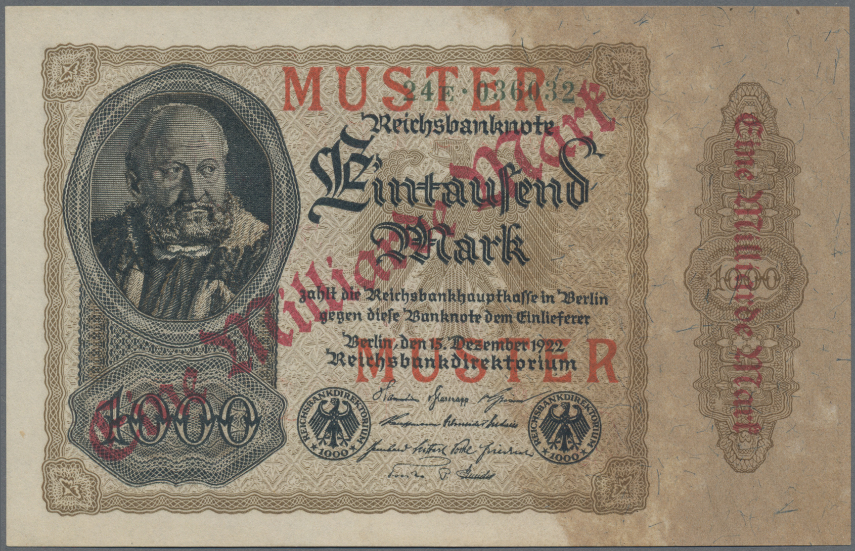 Lot 01715 - Deutschland - Deutsches Reich bis 1945 | Banknoten - Auktionshaus Christoph Gärtner GmbH & Co. KG 58th AUCTION - Day 1 Lot 01715 - Deutschland - Deutsches Reich bis 1945 | Banknoten - Auktionshaus Christoph Gärtner GmbH & Co. KG 58th AUCTION - Day 1