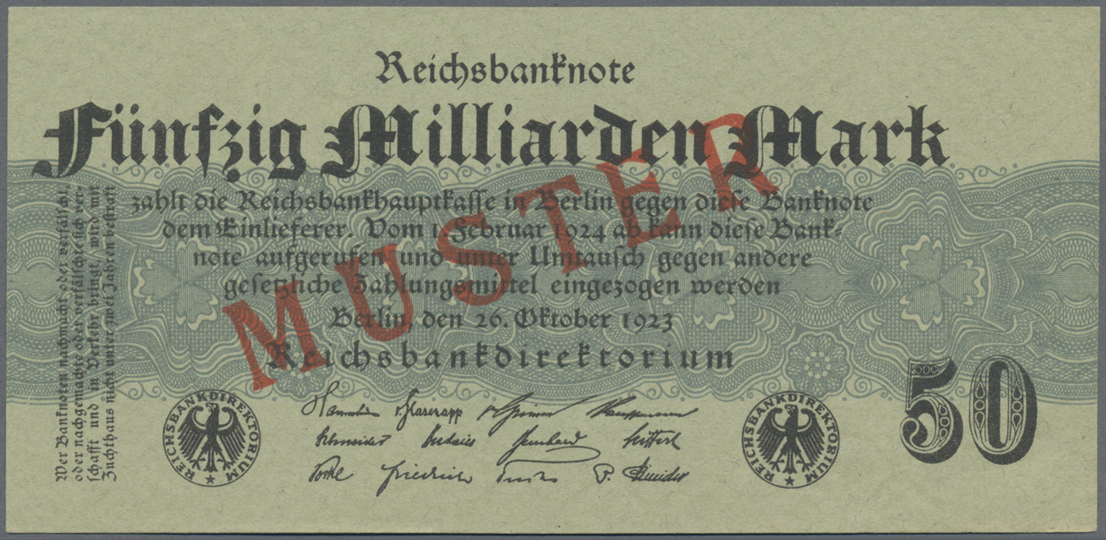 Lot 01721 - Deutschland - Deutsches Reich bis 1945 | Banknoten - Auktionshaus Christoph Gärtner GmbH & Co. KG 58th AUCTION - Day 1 Lot 01721 - Deutschland - Deutsches Reich bis 1945 | Banknoten - Auktionshaus Christoph Gärtner GmbH & Co. KG 58th AUCTION - Day 1