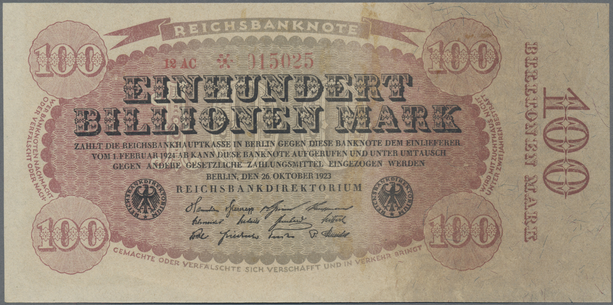 Lot 01726 - Deutschland - Deutsches Reich bis 1945 | Banknoten - Auktionshaus Christoph Gärtner GmbH & Co. KG 58th AUCTION - Day 1 Lot 01726 - Deutschland - Deutsches Reich bis 1945 | Banknoten - Auktionshaus Christoph Gärtner GmbH & Co. KG 58th AUCTION - Day 1