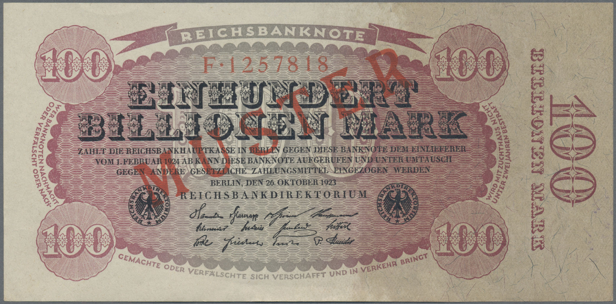 Lot 01725 - Deutschland - Deutsches Reich bis 1945 | Banknoten - Auktionshaus Christoph Gärtner GmbH & Co. KG 58th AUCTION - Day 1 Lot 01725 - Deutschland - Deutsches Reich bis 1945 | Banknoten - Auktionshaus Christoph Gärtner GmbH & Co. KG 58th AUCTION - Day 1