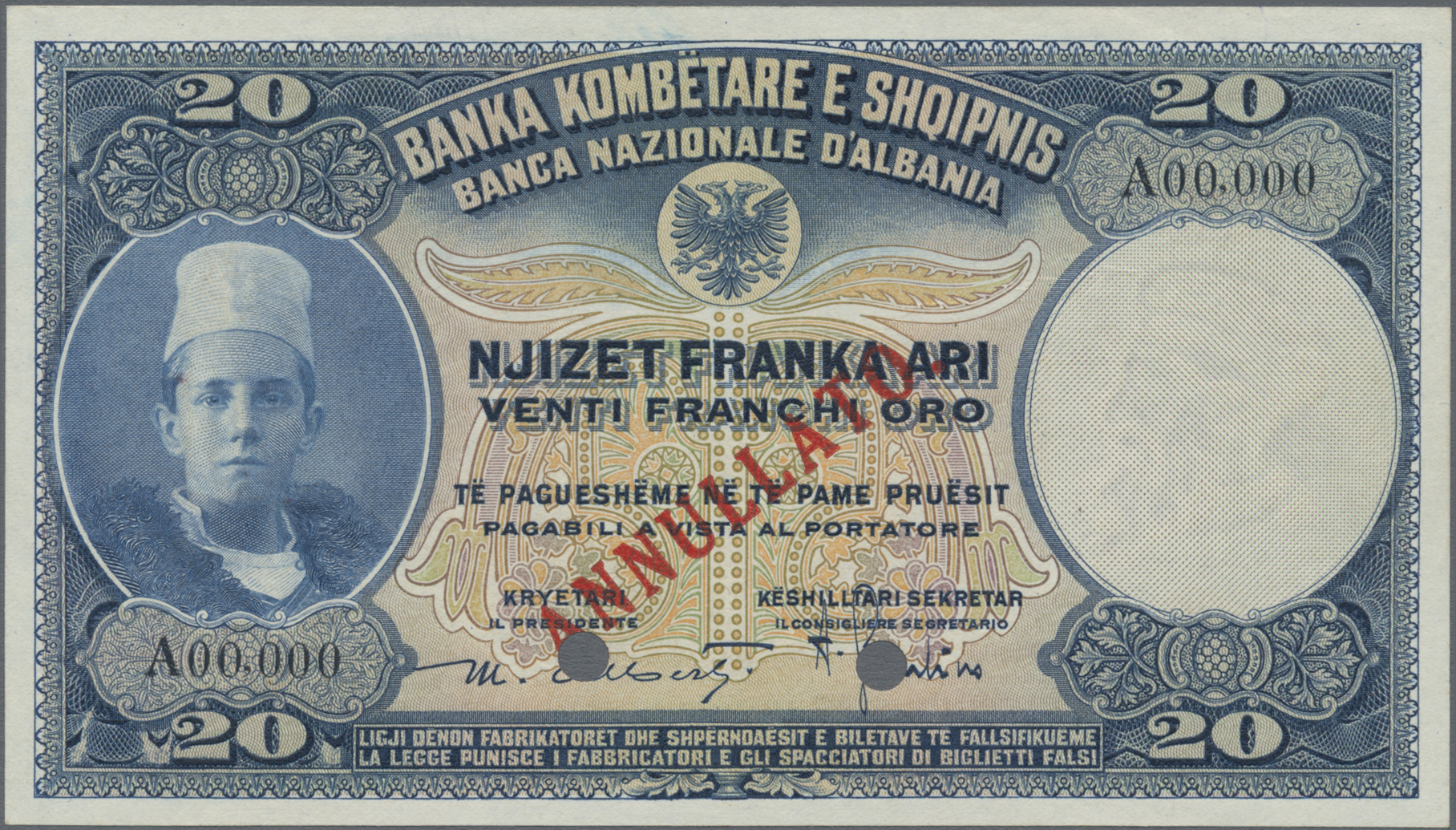 Lot 01003 - Albania / Albanien | Banknoten - Auktionshaus Christoph Gärtner GmbH & Co. KG 58th AUCTION - Day 1 Lot 01003 - Albania / Albanien | Banknoten - Auktionshaus Christoph Gärtner GmbH & Co. KG 58th AUCTION - Day 1