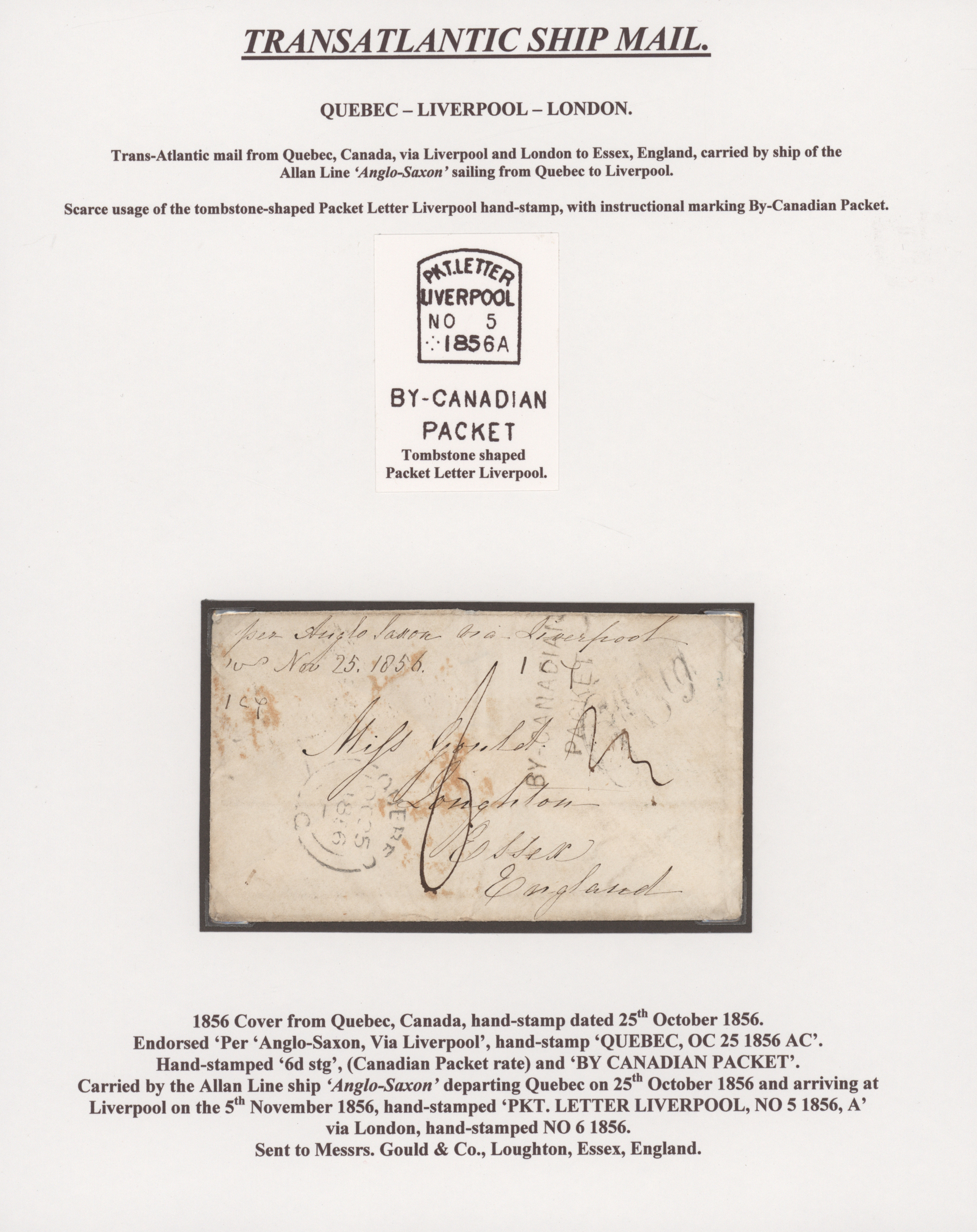 Lot 04973 - Transatlantikmail  -  Auktionshaus Christoph Gärtner GmbH & Co. KG 57th AUCTION - Day 3
