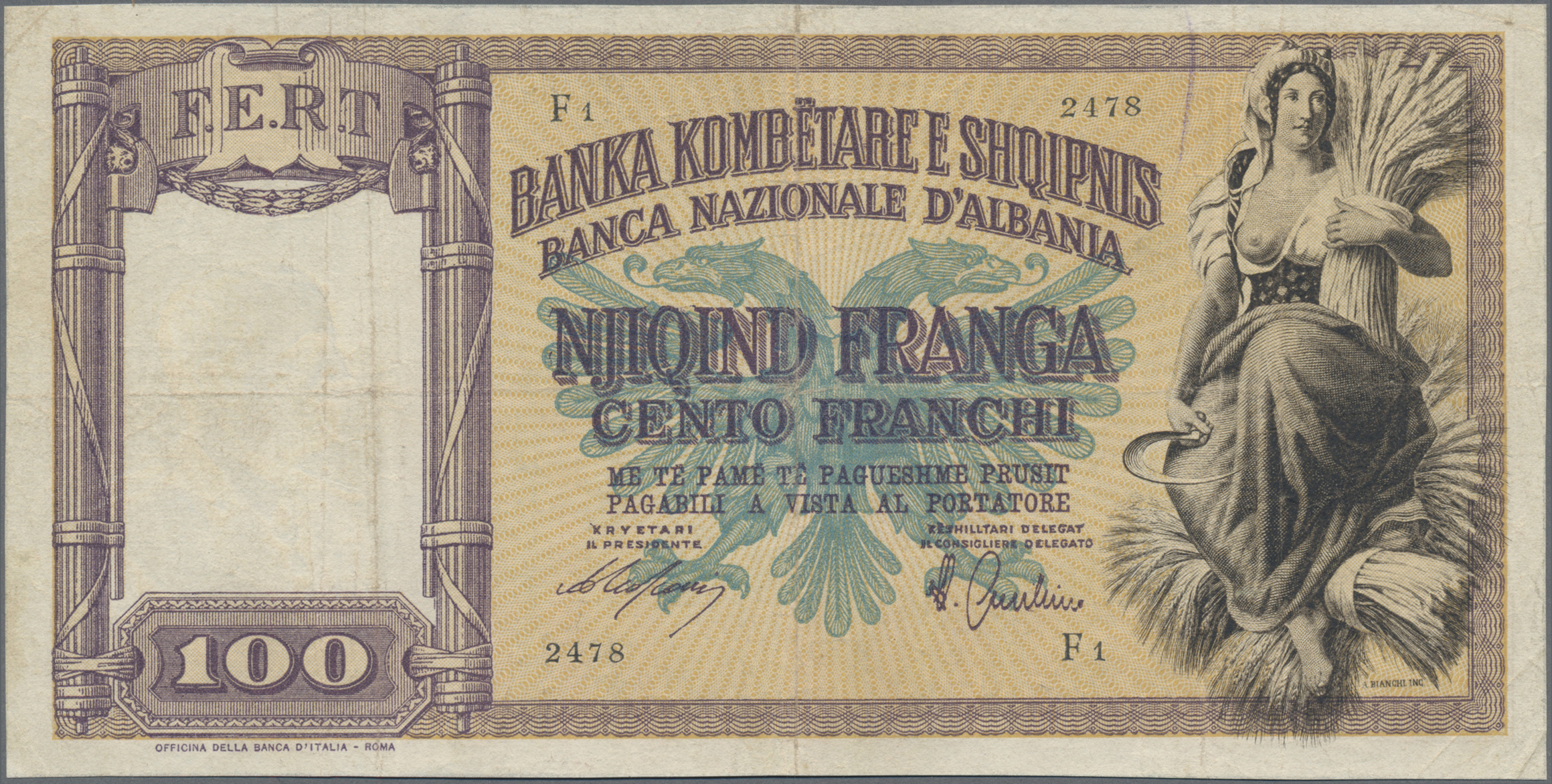 Lot 1006 - Albania / Albanien | Banknoten - Auktionshaus Christoph Gärtner GmbH & Co. KG 58th AUCTION - Day 1 Lot 1006 - Albania / Albanien | Banknoten - Auktionshaus Christoph Gärtner GmbH & Co. KG 58th AUCTION - Day 1