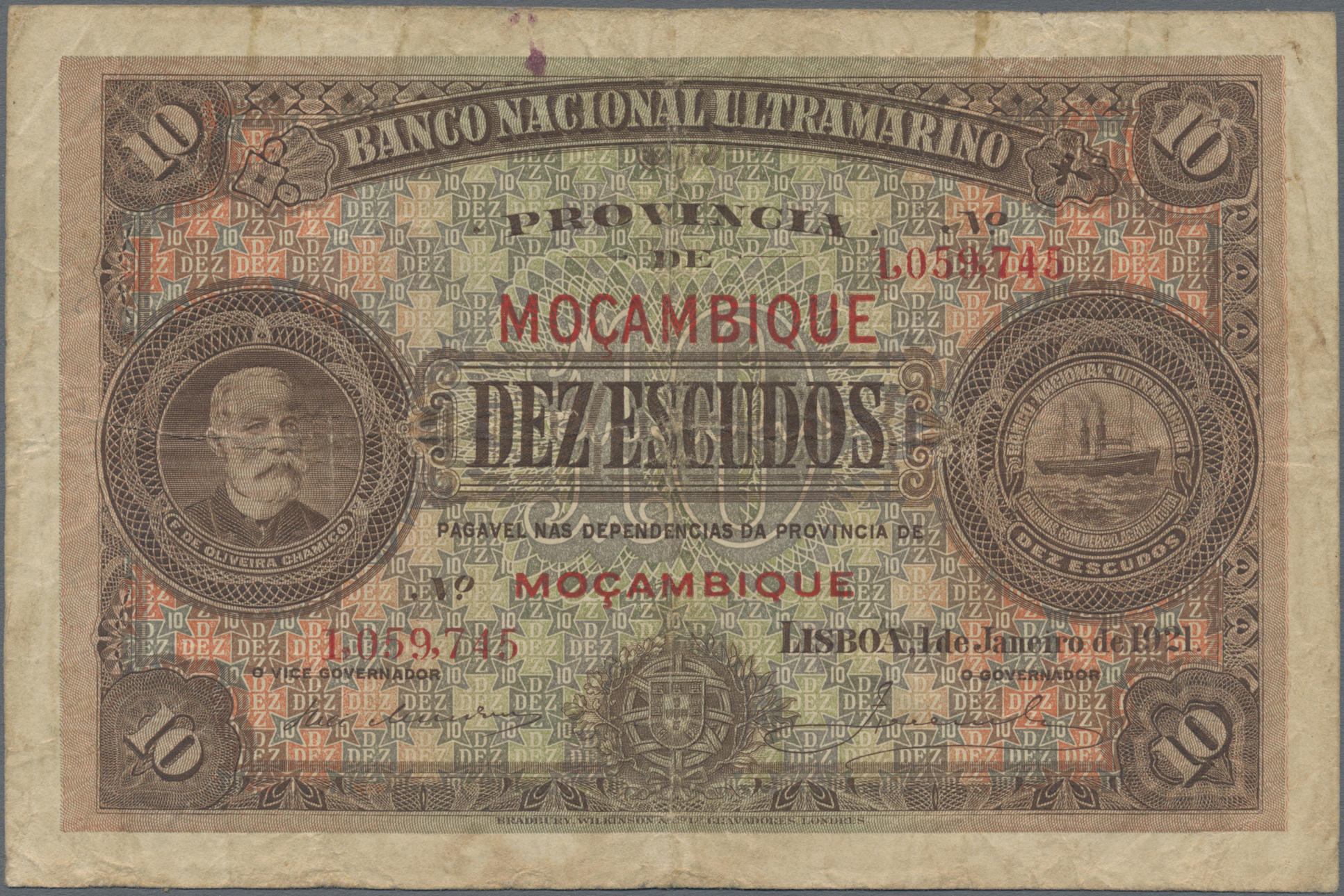 Lot 02091 - Mozambique | Banknoten  -  Auktionshaus Christoph Gärtner GmbH & Co. KG Sale #45 Banknotes Worldwide