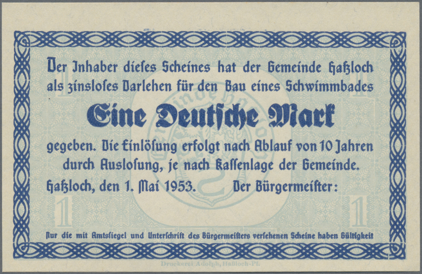 Lot 00398 - Deutschland - Notgeld - Pfalz | Banknoten  -  Auktionshaus Christoph Gärtner GmbH & Co. KG 57th AUCTION - Day 1