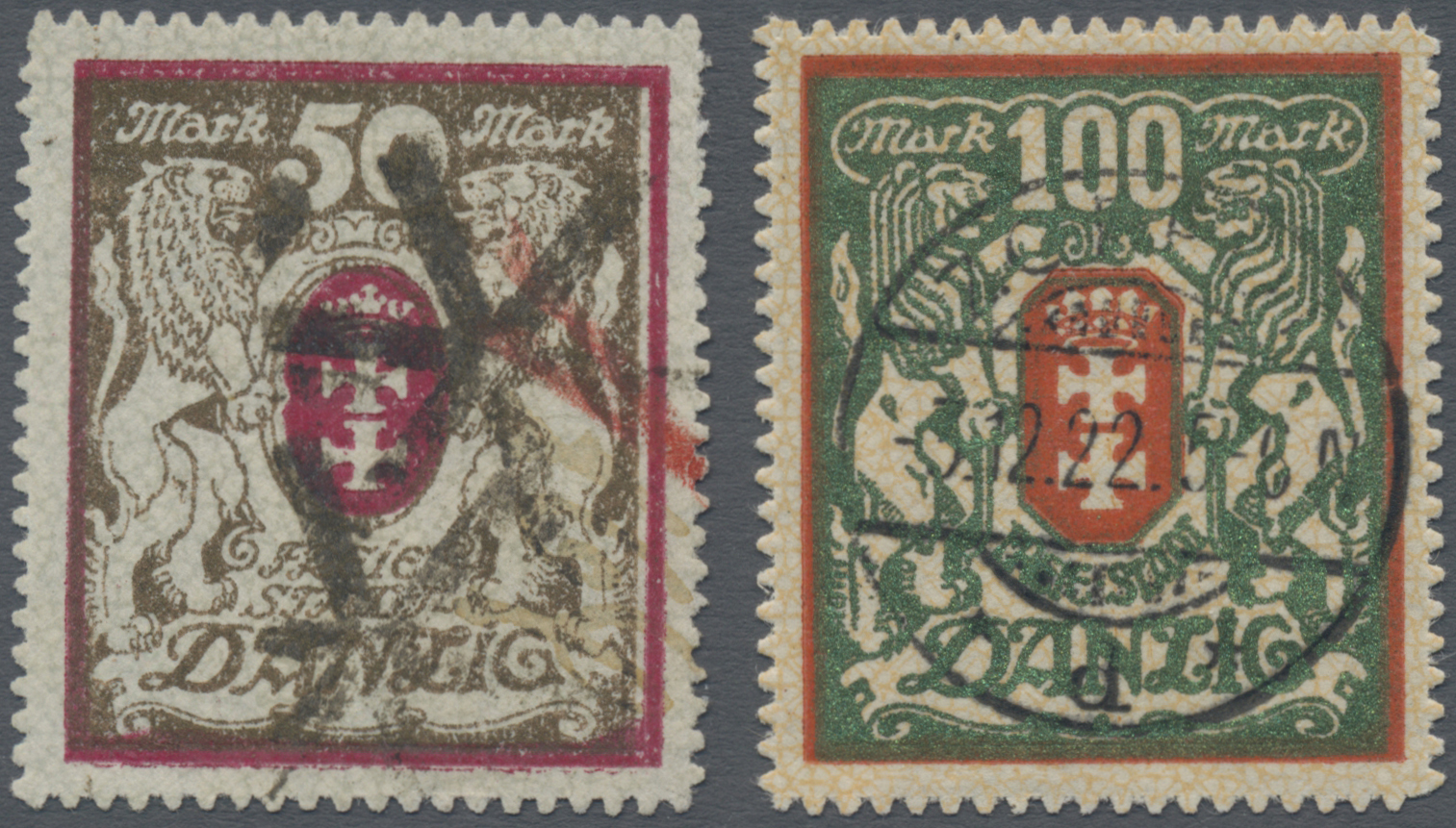 Lot 05520 - danzig - Auktionshaus Christoph Gärtner GmbH & Co. KG 56th AUCTION - Day 3 Lot 05520 - danzig - Auktionshaus Christoph Gärtner GmbH & Co. KG 56th AUCTION - Day 3
