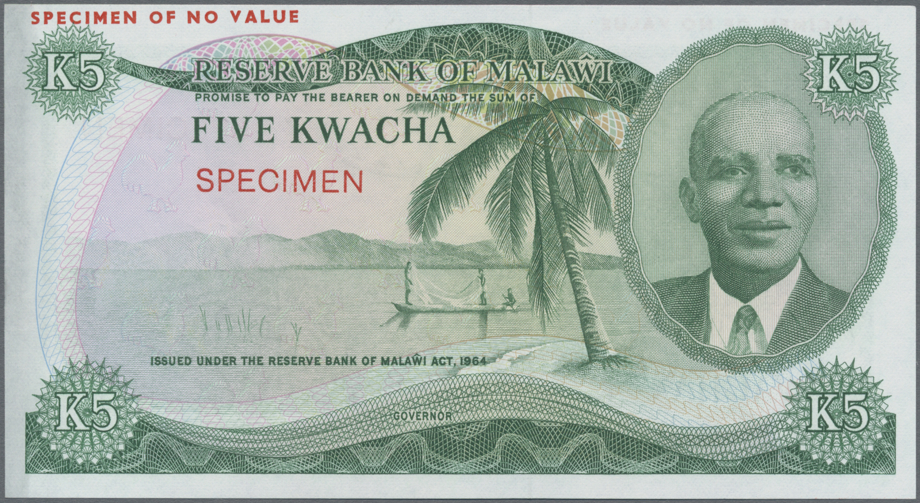 Lot 01987 - Malawi | Banknoten  -  Auktionshaus Christoph Gärtner GmbH & Co. KG Sale #45 Banknotes Worldwide
