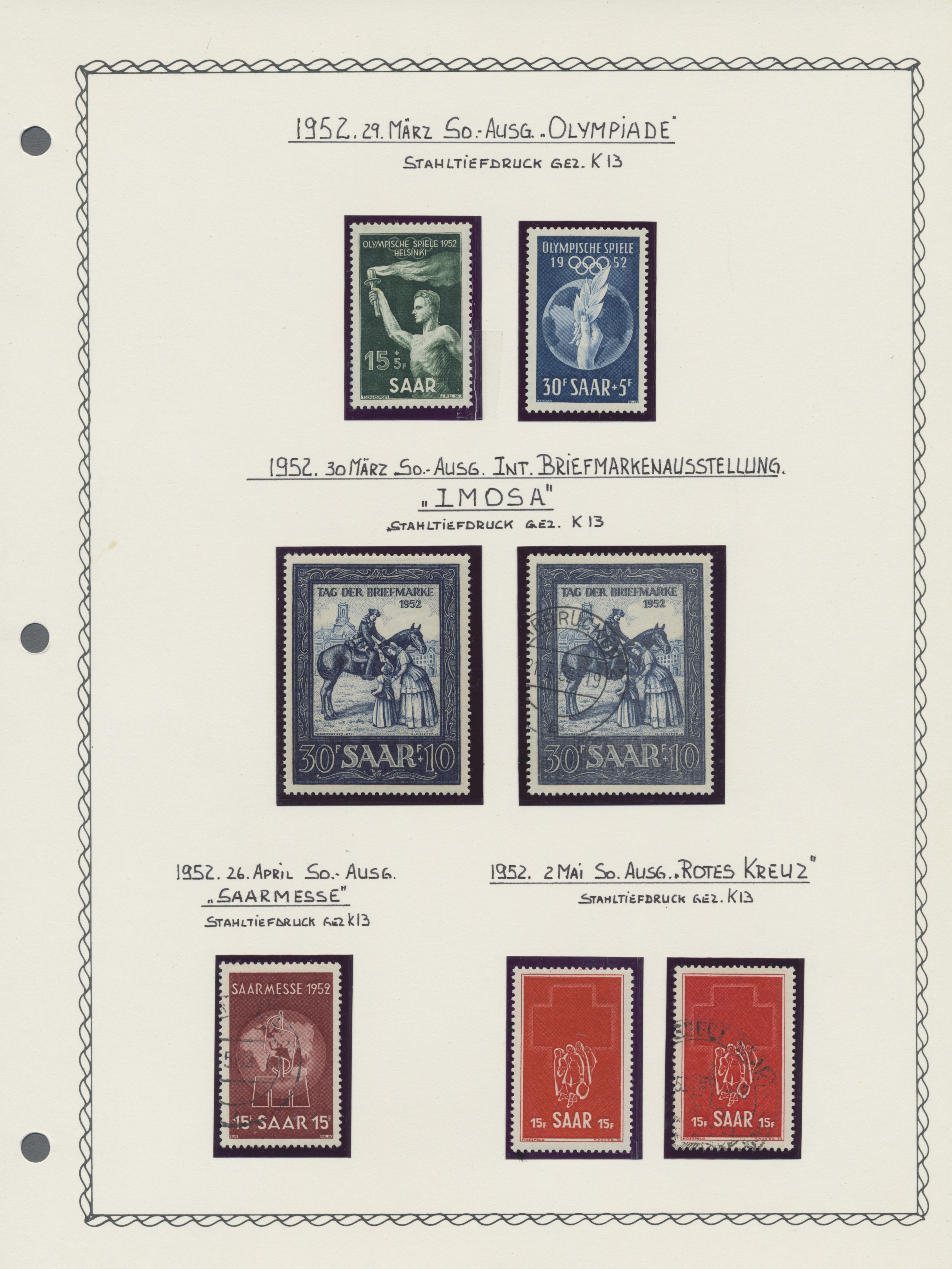 Lot 15137 - Saarland und OPD Saarbrücken - Auktionshaus Christoph Gärtner GmbH & Co. KG 58th AUCTION - Day 5 Lot 15137 - Saarland und OPD Saarbrücken - Auktionshaus Christoph Gärtner GmbH & Co. KG 58th AUCTION - Day 5
