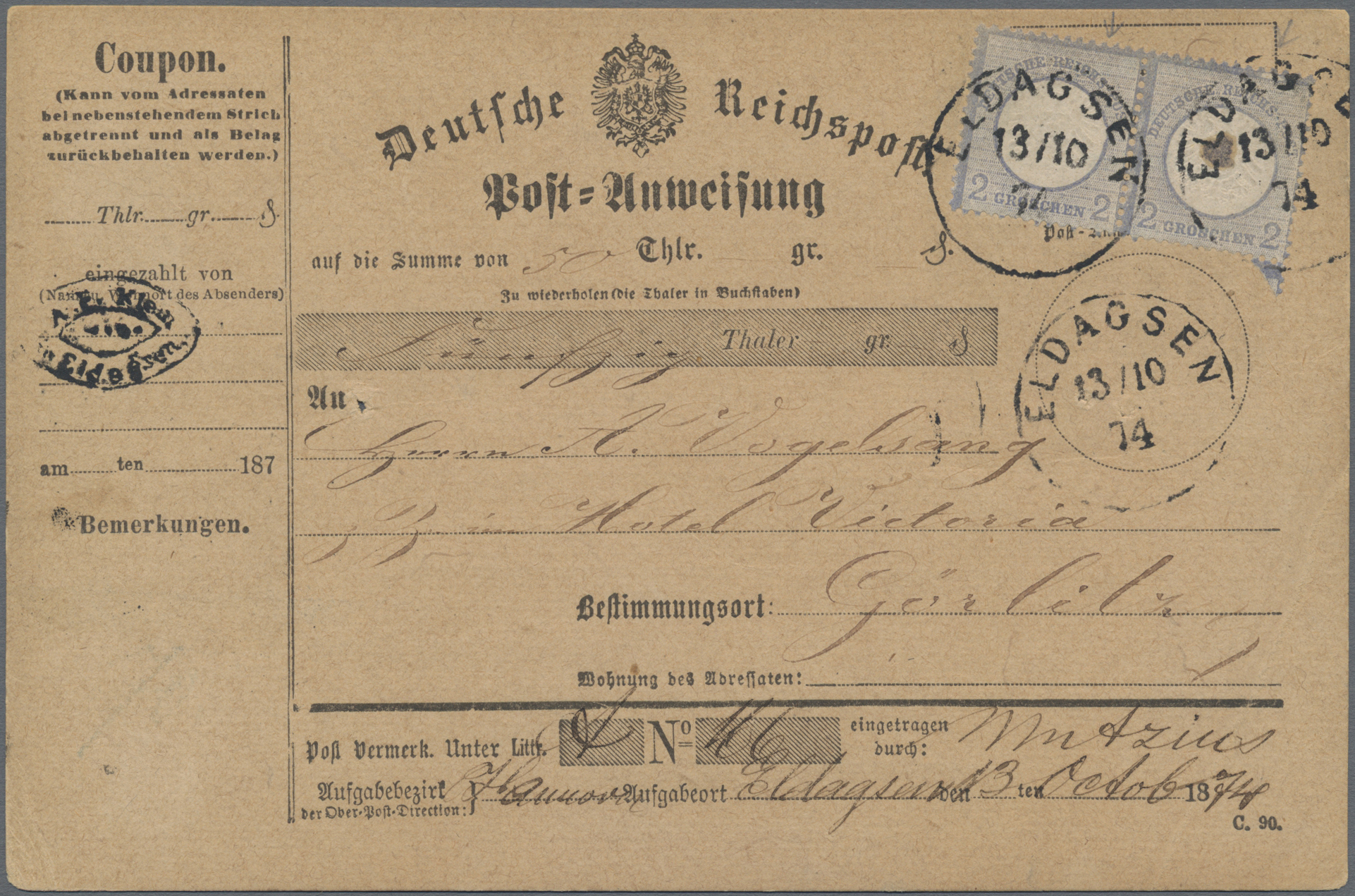 Lot 852 - Deutsches Reich - Brustschild  -   Auction #211