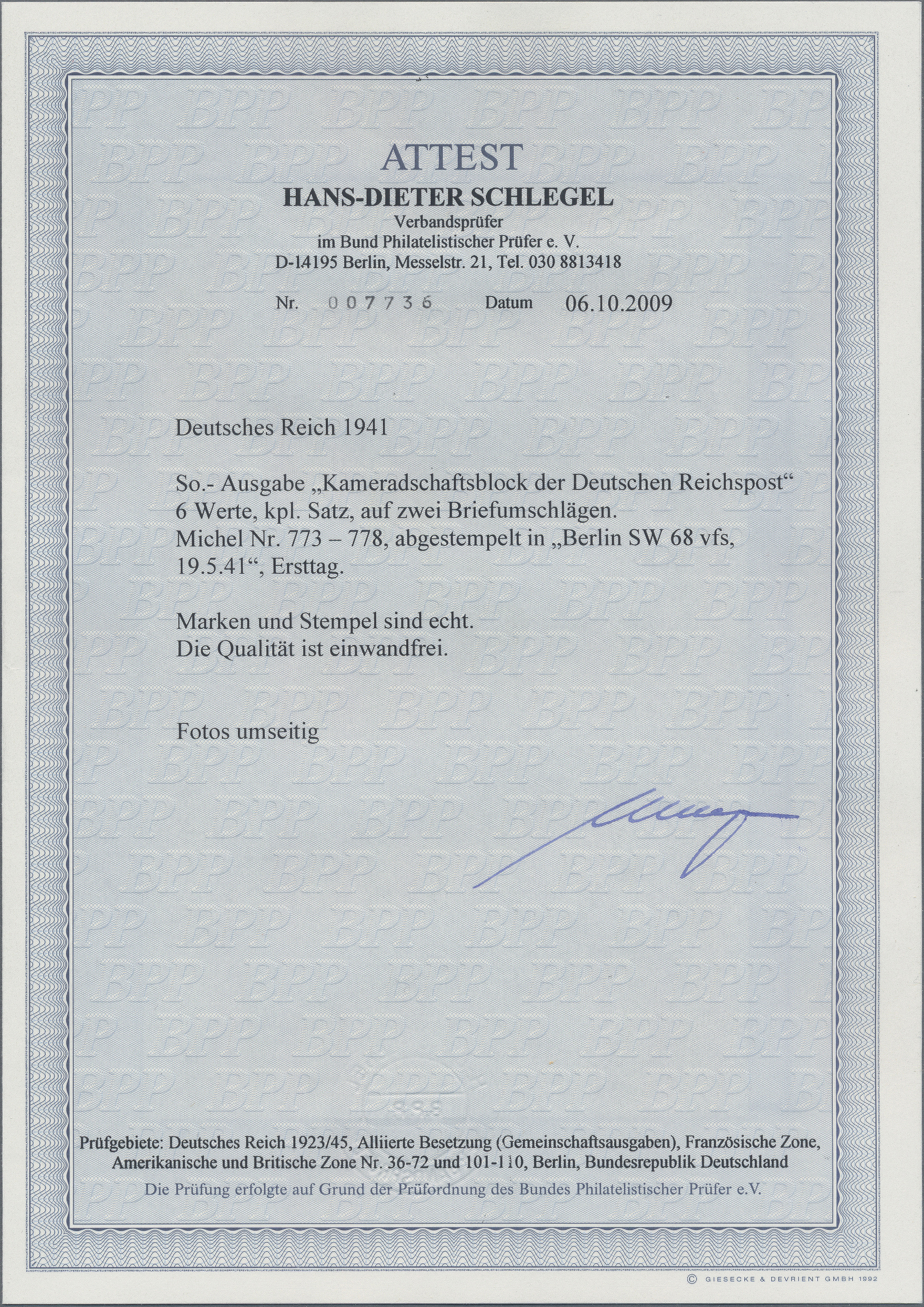 Lot 03439 - Deutsches Reich - 3. Reich  -  Auktionshaus Christoph Gärtner GmbH & Co. KG 53rd AUCTION - Day 3 Germany
