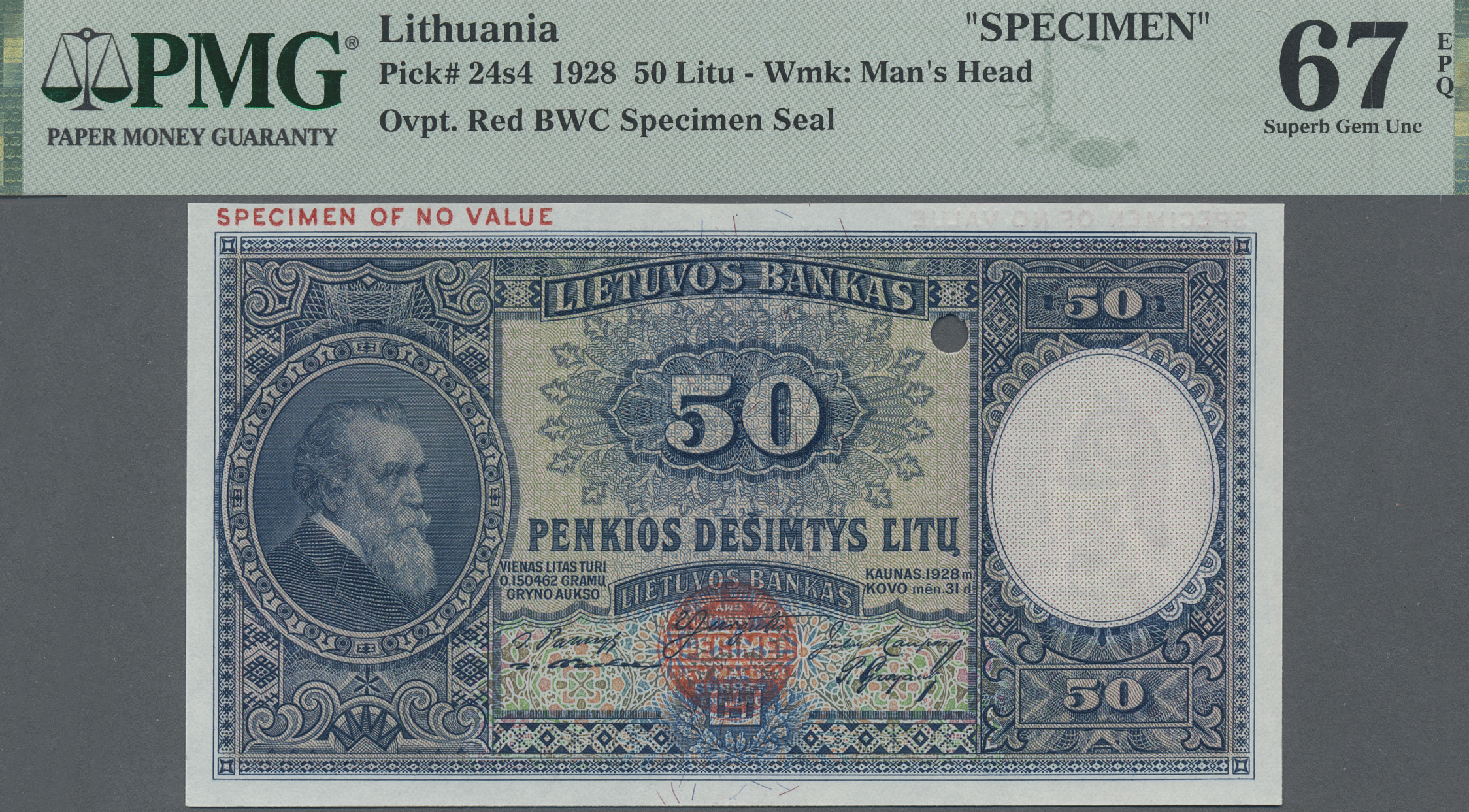 Lot 1470 - Lithuania / Litauen | Banknoten - Auktionshaus Christoph Gärtner GmbH & Co. KG 58th AUCTION - Day 1 Lot 1470 - Lithuania / Litauen | Banknoten - Auktionshaus Christoph Gärtner GmbH & Co. KG 58th AUCTION - Day 1