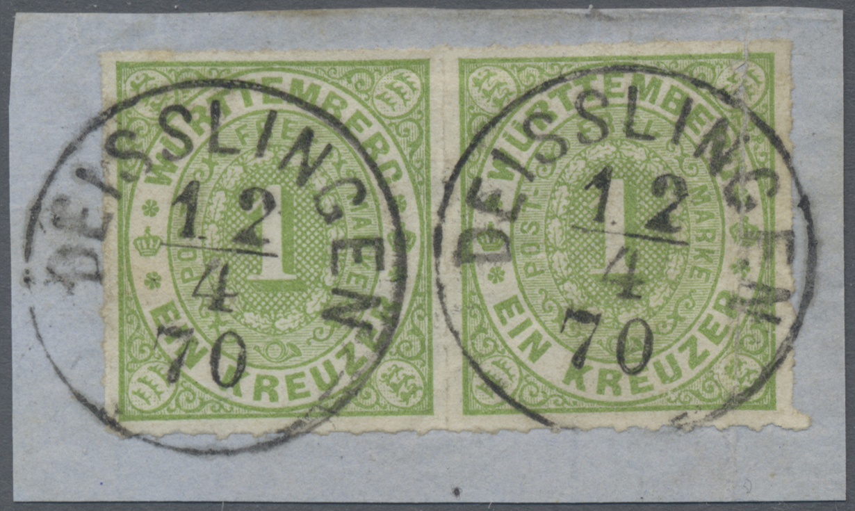 Lot 05299 - Württemberg - Einkreisstempel  -  Auktionshaus Christoph Gärtner GmbH & Co. KG 55th AUCTION - Day 3