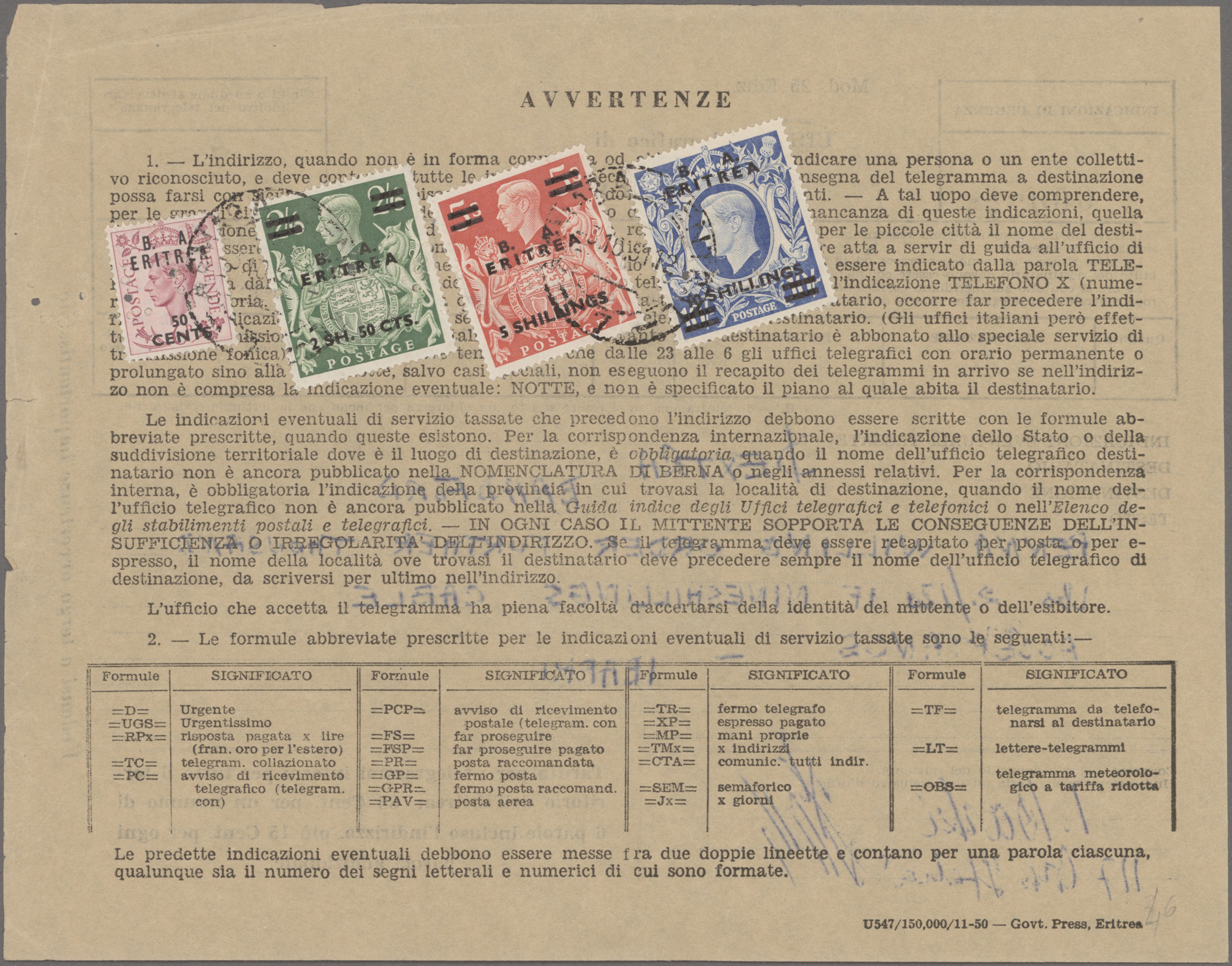 Lot 01489 - italienisch-eritrea - Auktionshaus Christoph Gärtner GmbH & Co. KG 53rd AUCTION - Day 2 Overseas, Europe Lot 01489 - italienisch-eritrea - Auktionshaus Christoph Gärtner GmbH & Co. KG 53rd AUCTION - Day 2 Overseas, Europe